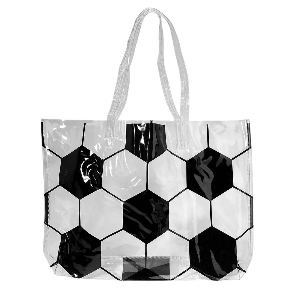 12PCS - Transparent Clear Soccer Shoulder Tote Bags - Image 4