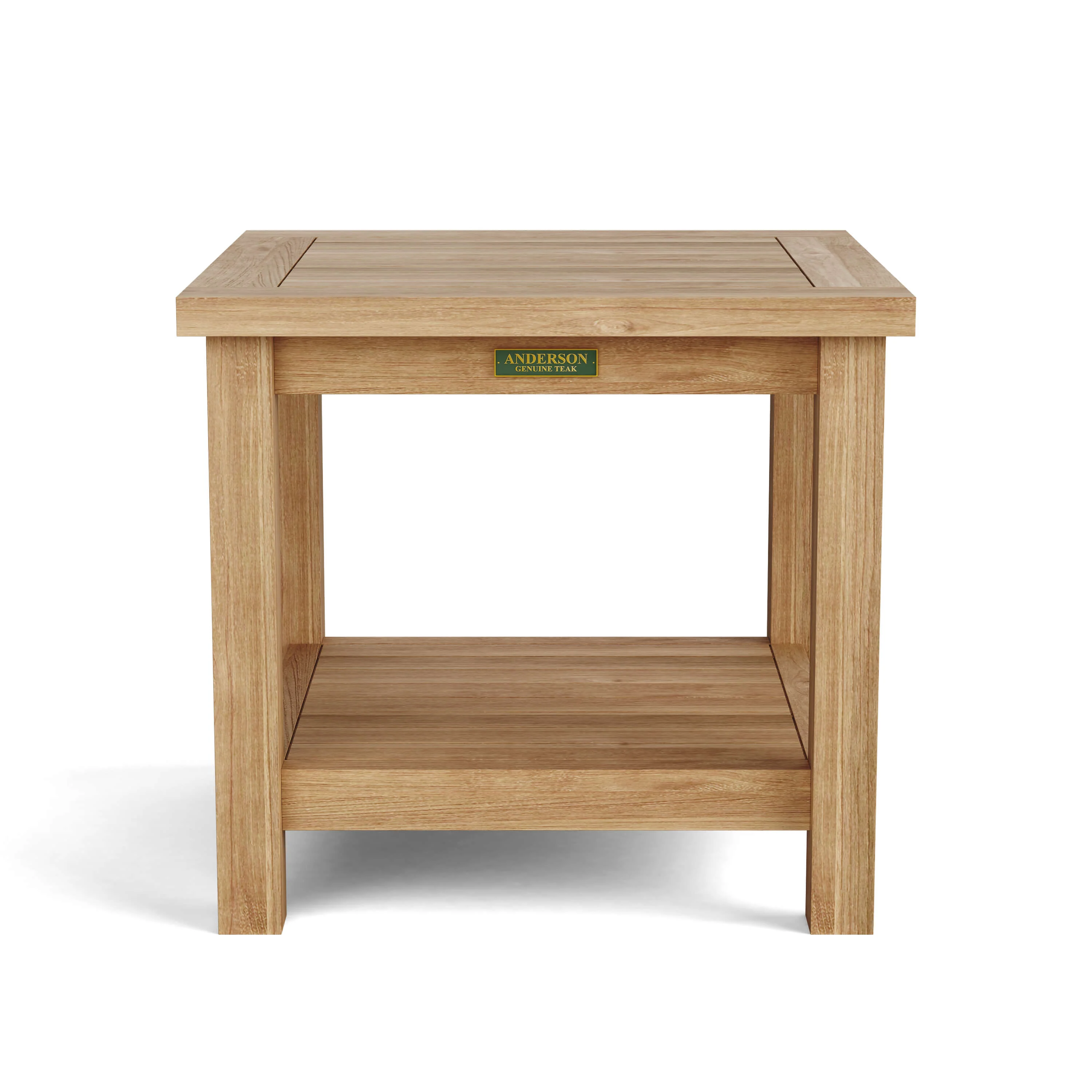 22" Square 2-Tier Side Table - Image 2