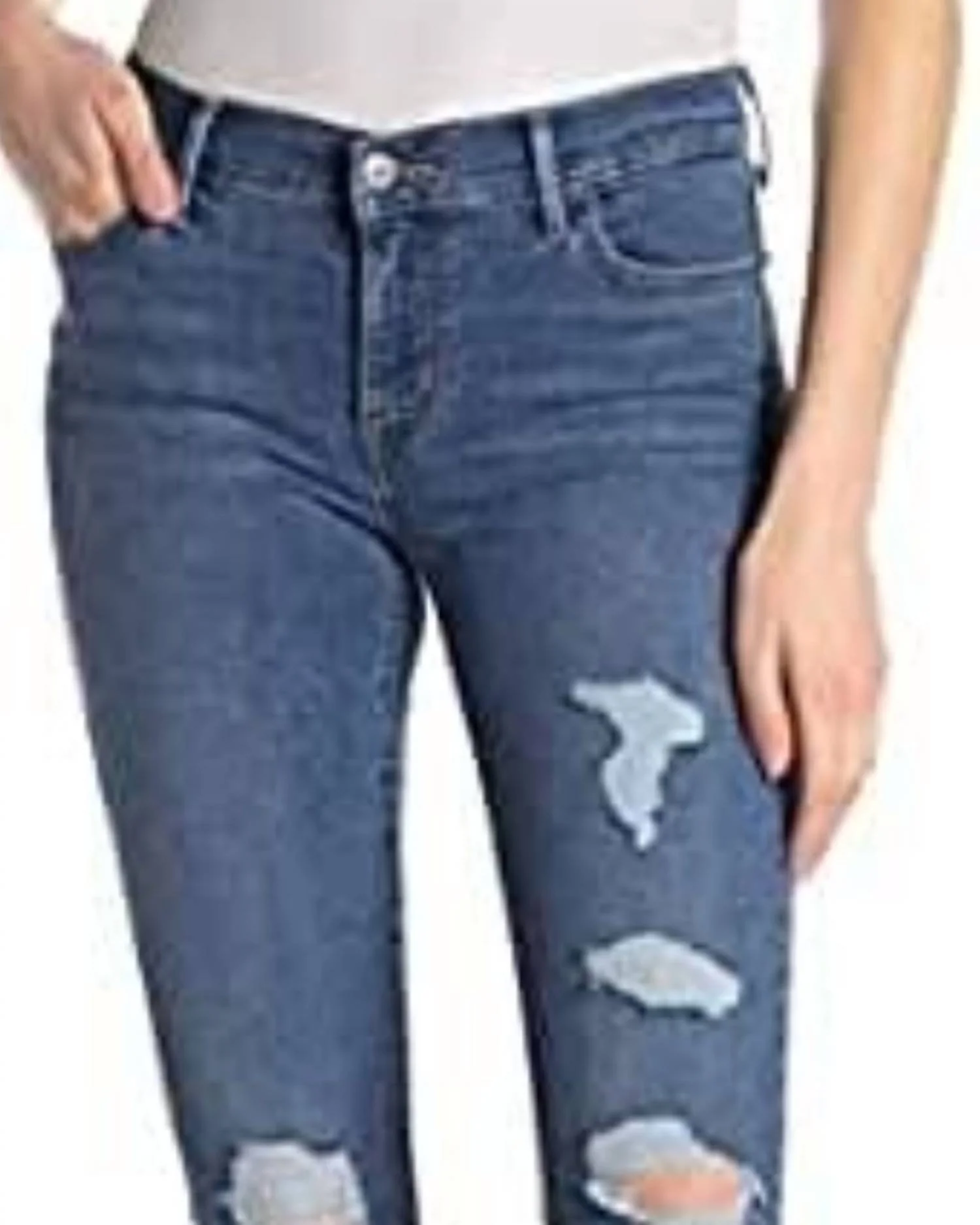 710 Super Skinny Jeans In Medium Wash - Image 2