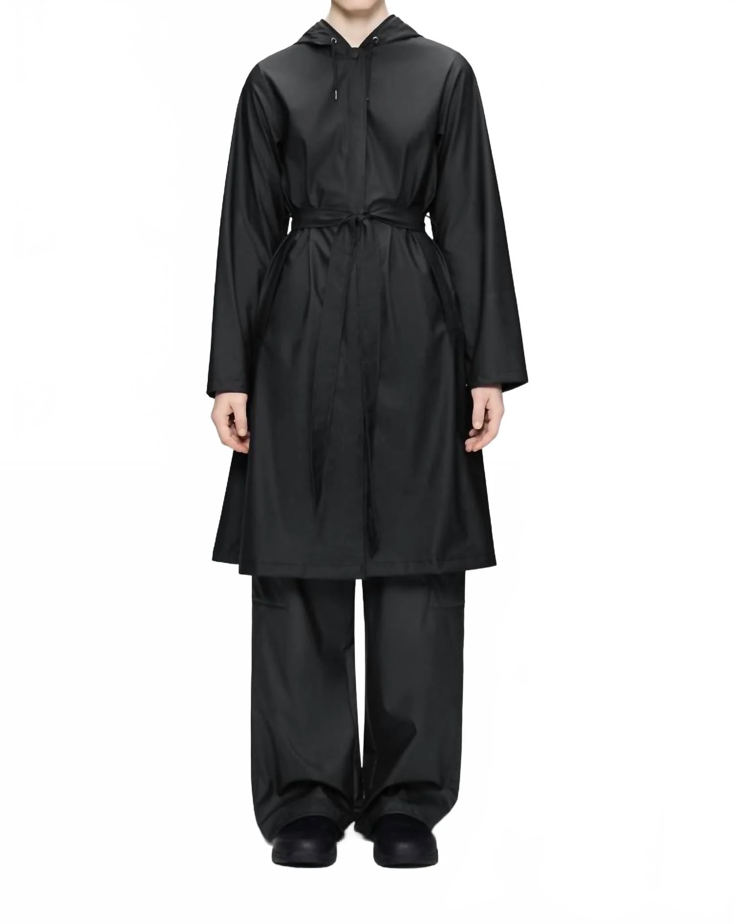 A-Line Longer Jacket In Black