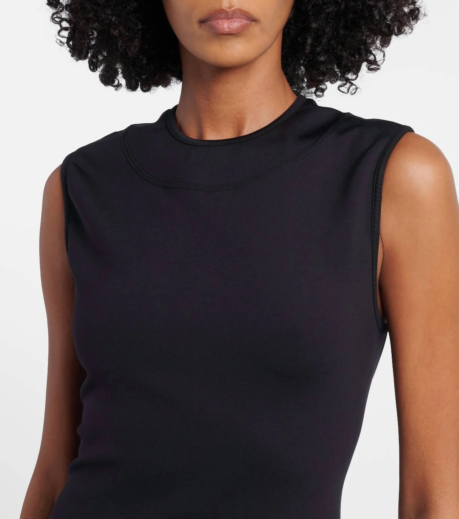Aarvi Midi Dress In Black - Image 3