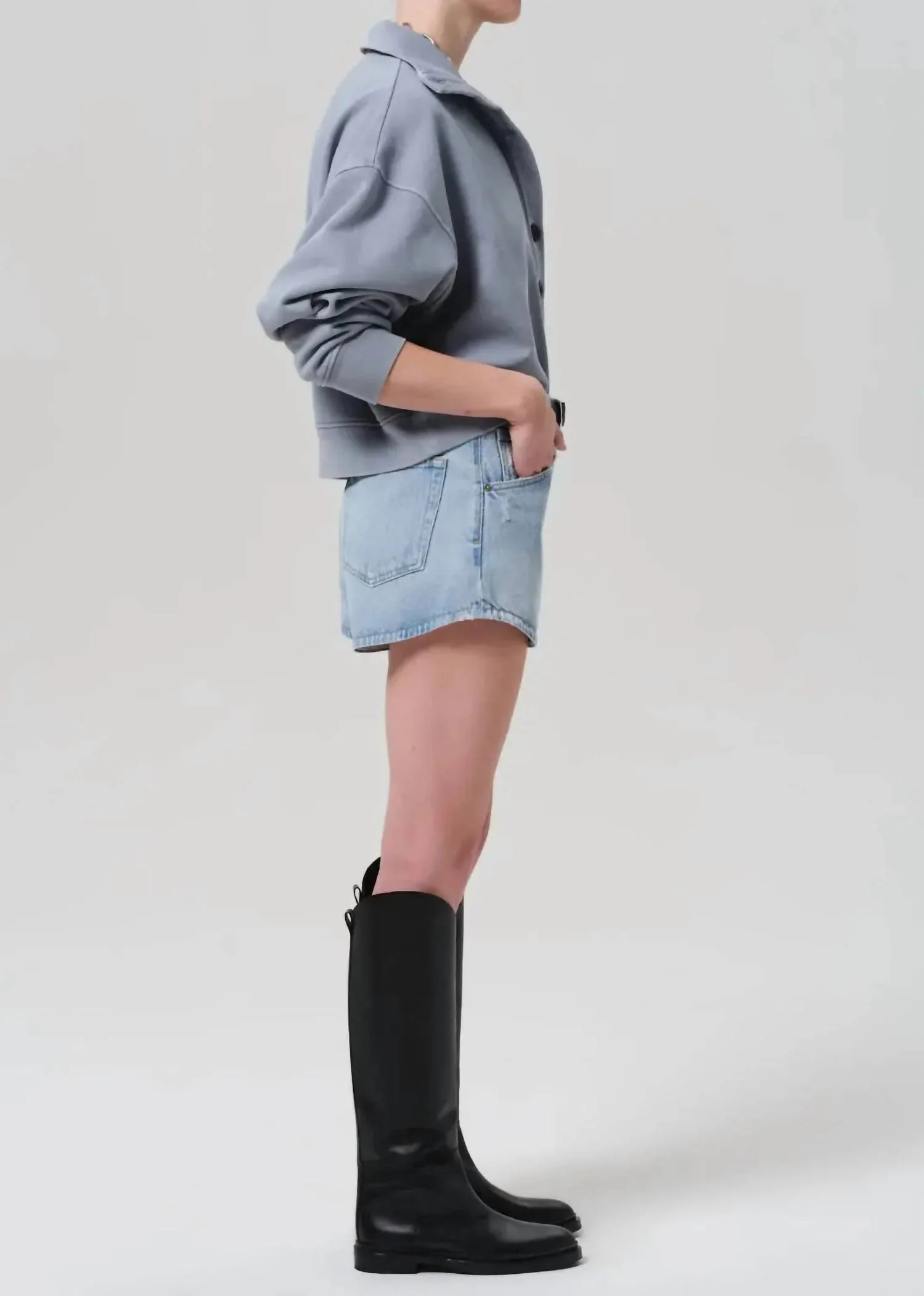 Abita Curved Hem Shorts In Blaire - Image 2