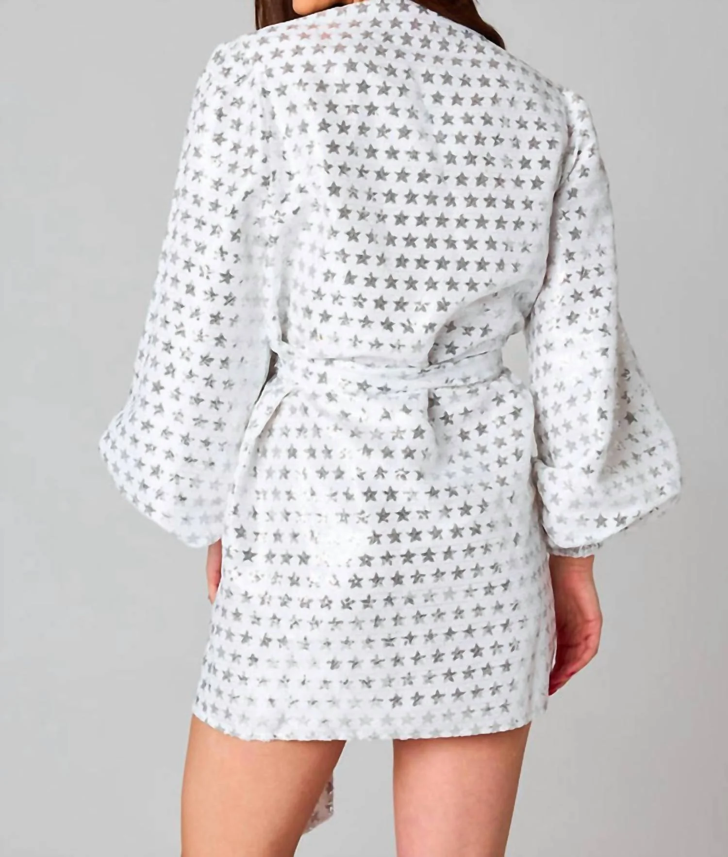 Adeline Sequin Wrap Mini Dress In Starlet - Image 3