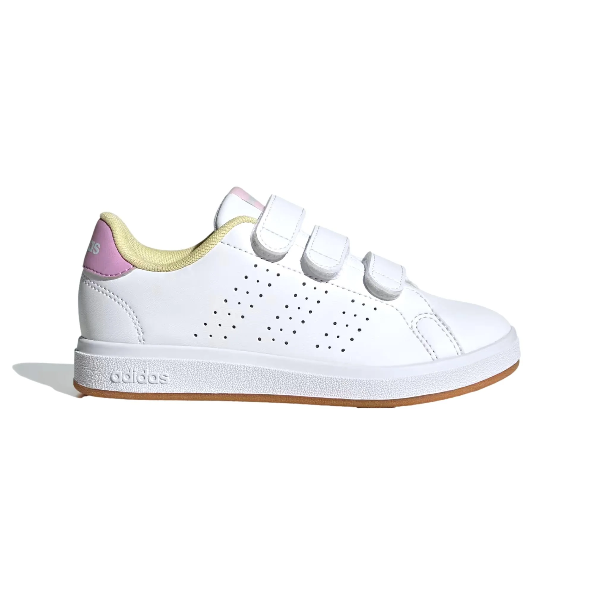 Adidas Advantage Base 2.0 White / Bliss Lilac / Clear Pink  JI4195 Pre-School