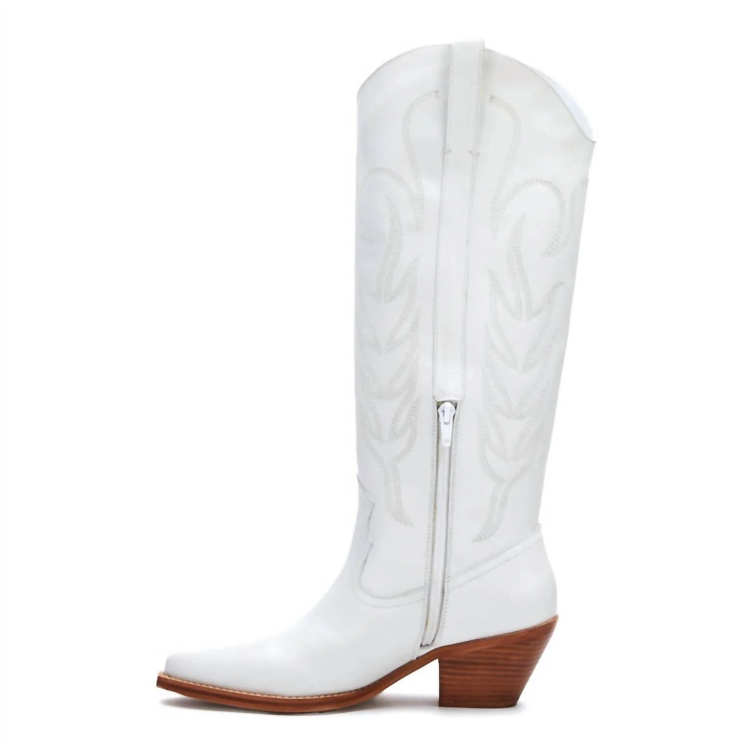 Agency Western Boot In White - Image 2