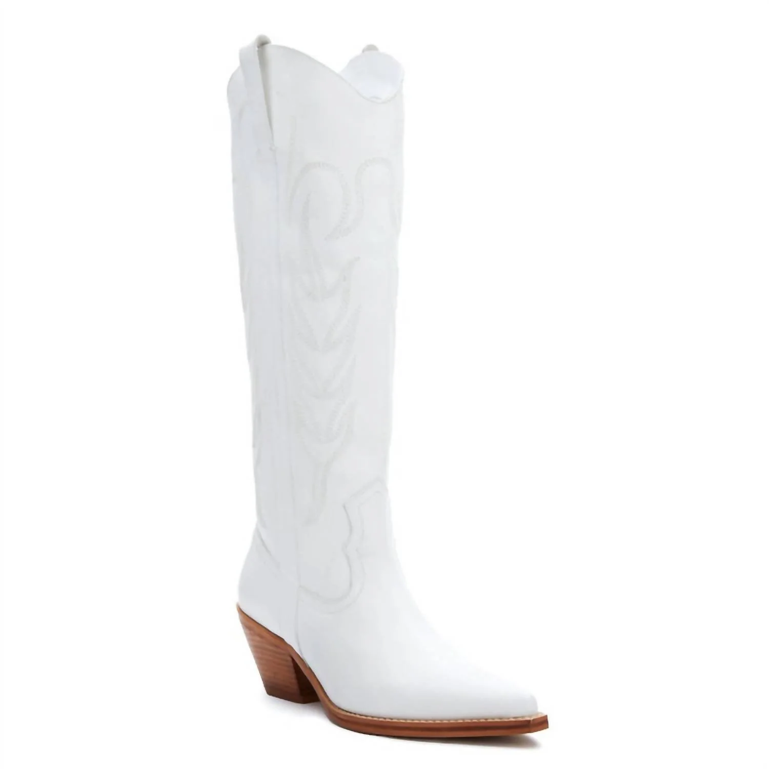 Agency Western Boot In White - Image 3