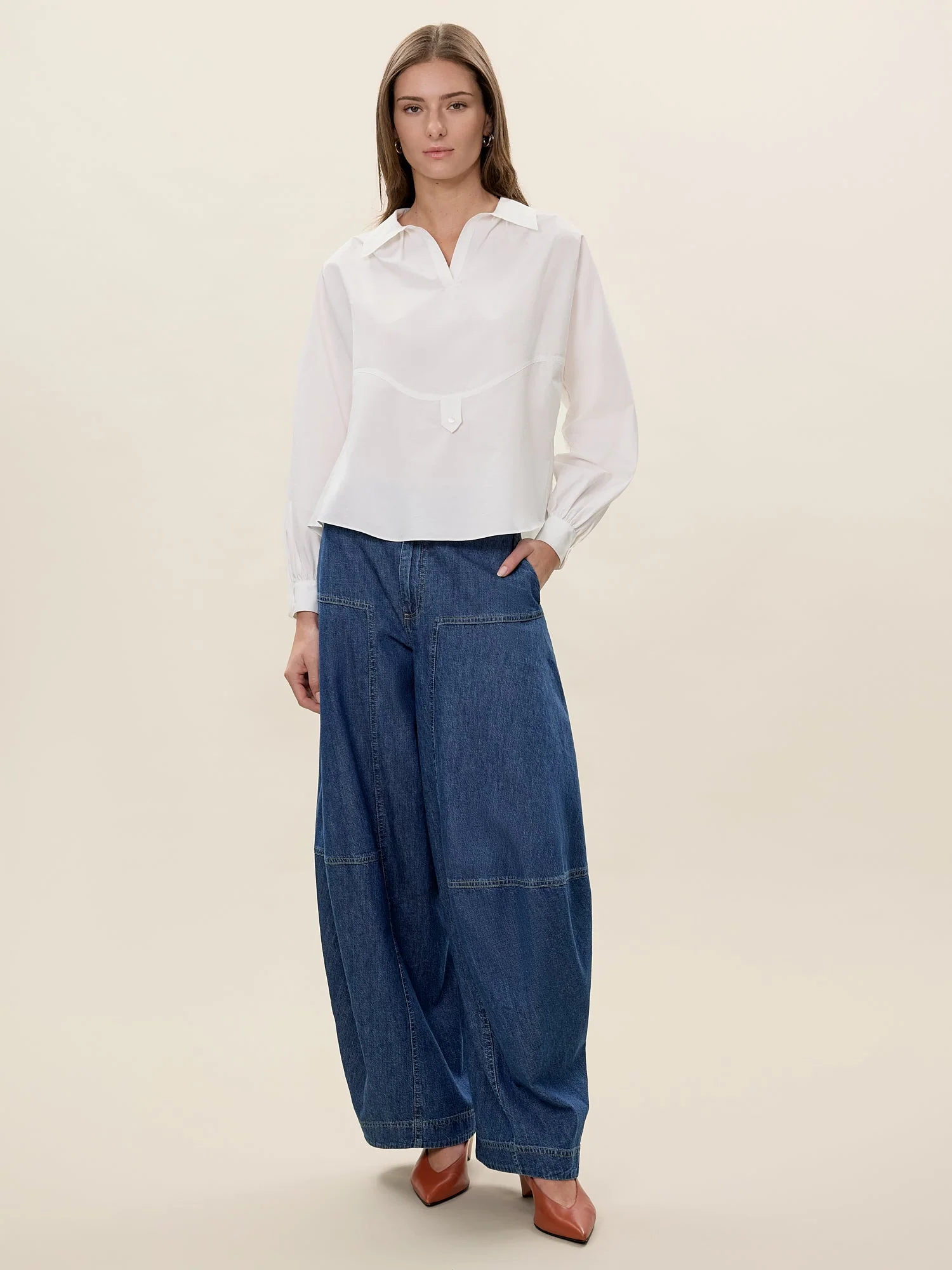 Aisley Poplin Shirt - Image 2