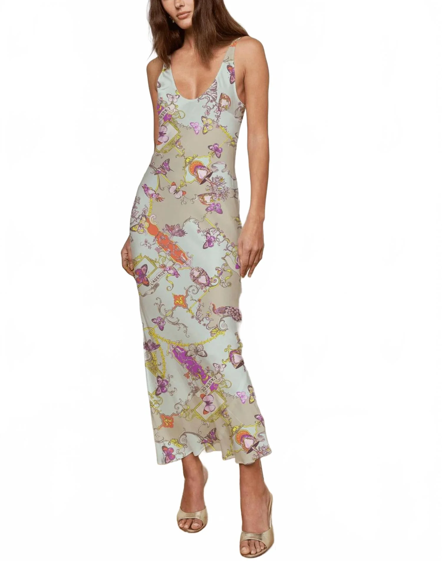 Akiya Tank Dress In Multi Baroque - Image 2