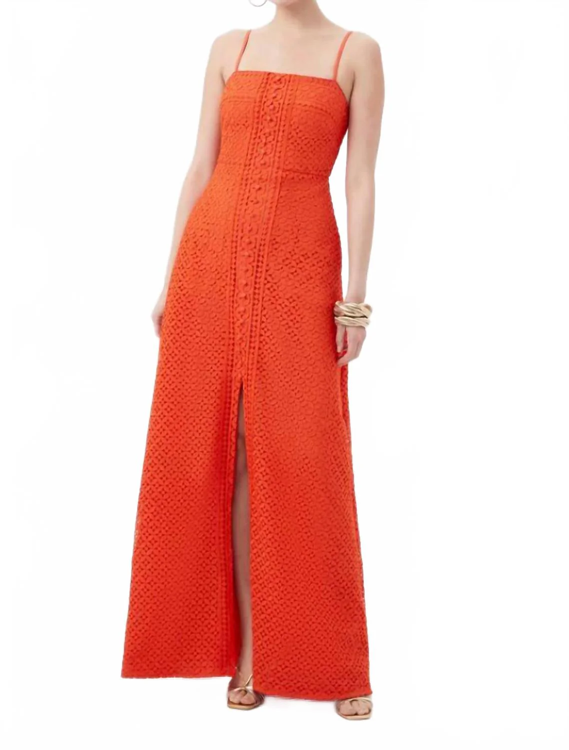 Akumi Dress In Orane - Image 2