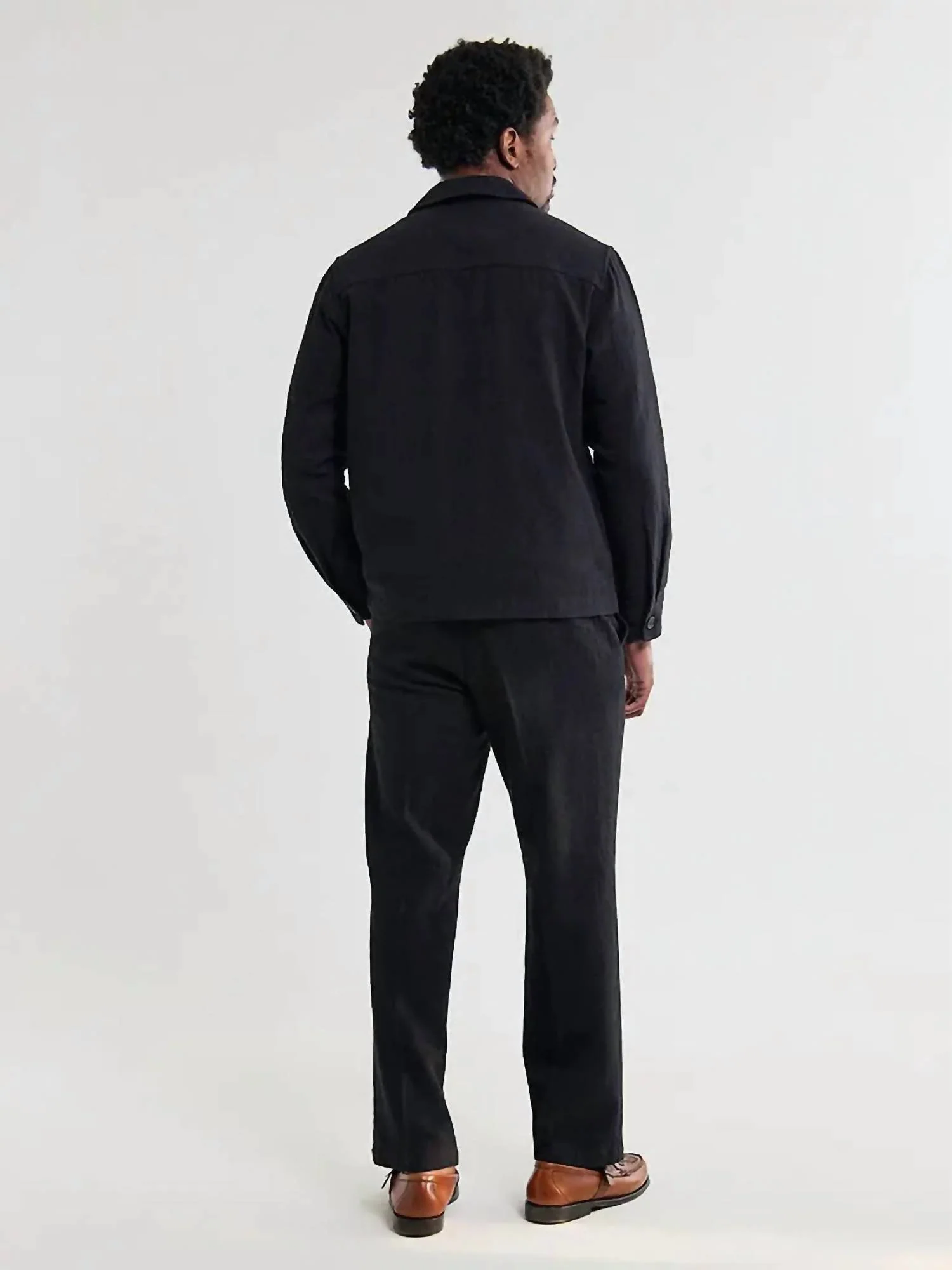 Aldred Overshirt In Black - Image 5