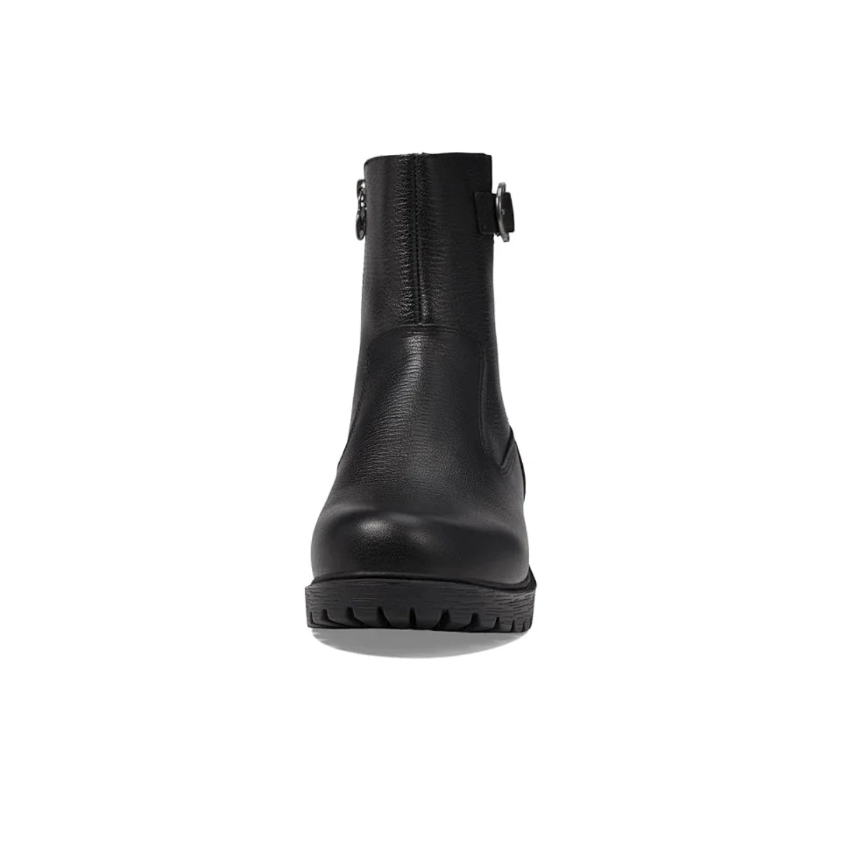 Alegria Shera Women's 5-5.5 Black Leather Side Zip Lug Sole Ankle Boots HTAT1192 - Image 3