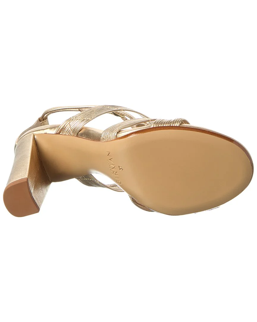 Alexandre Birman  Olga Block 90 Leather Sandal - Image 4