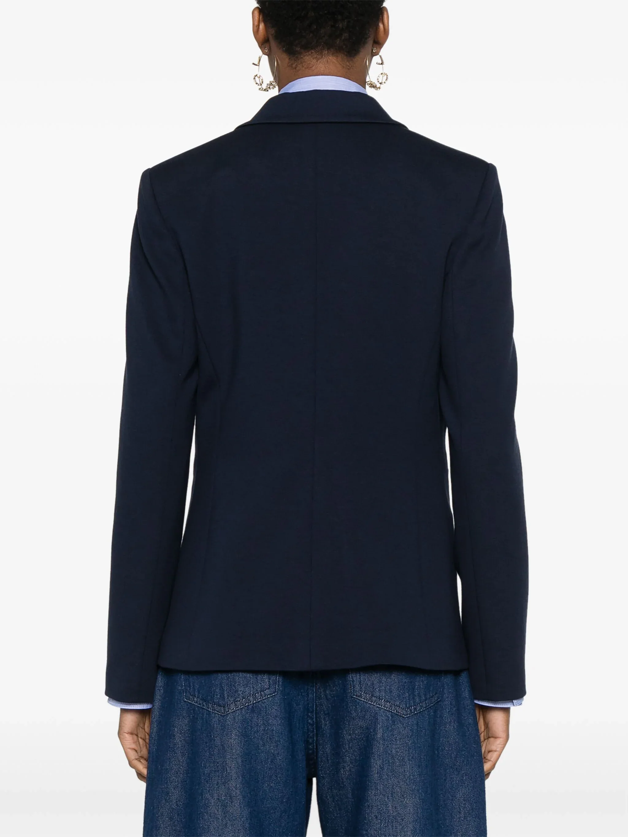 Alexia Double-Breasted Viscose/Polyamide Blazer - Image 4