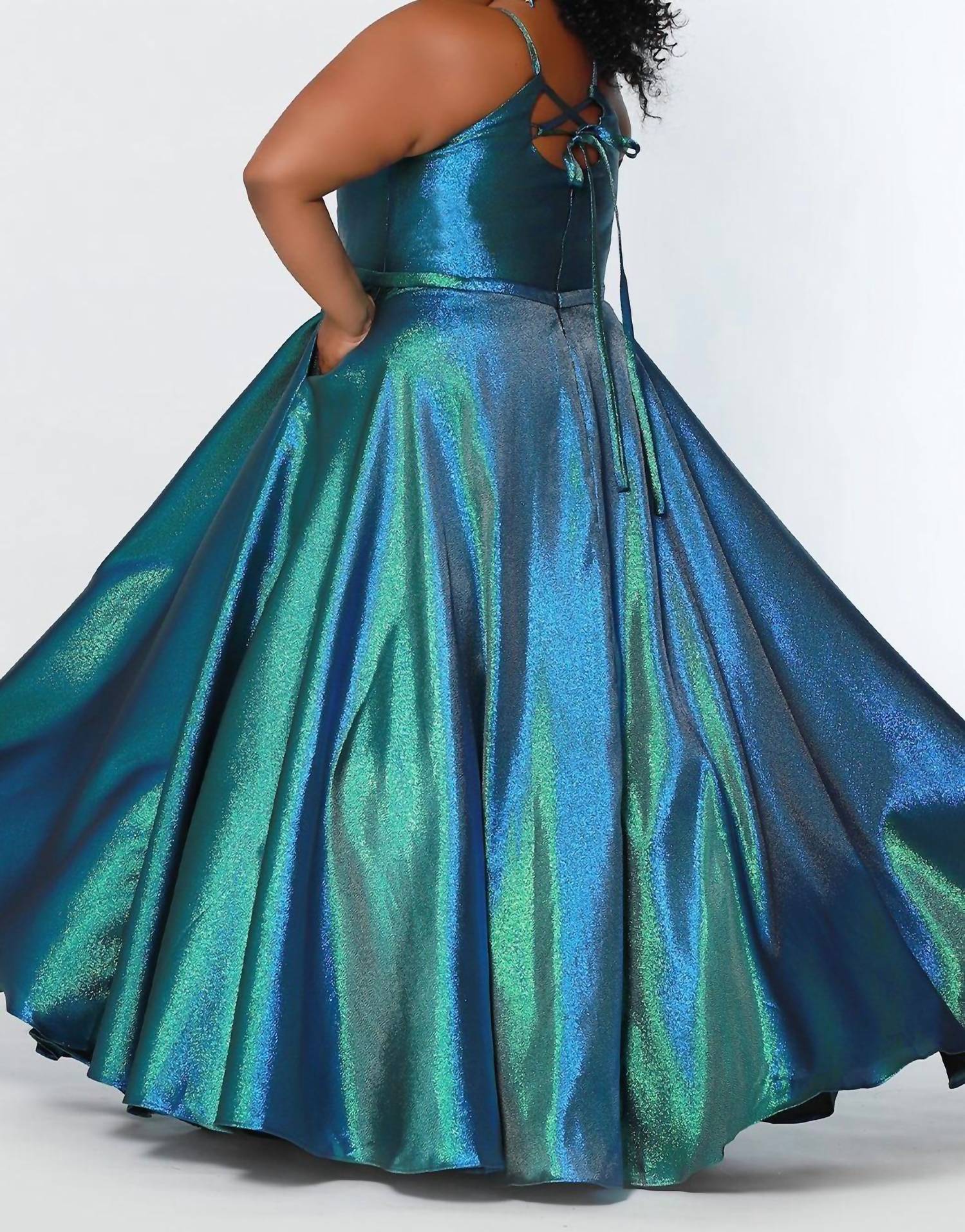 All Eyes On You Prom Dress In Blue - Image 2