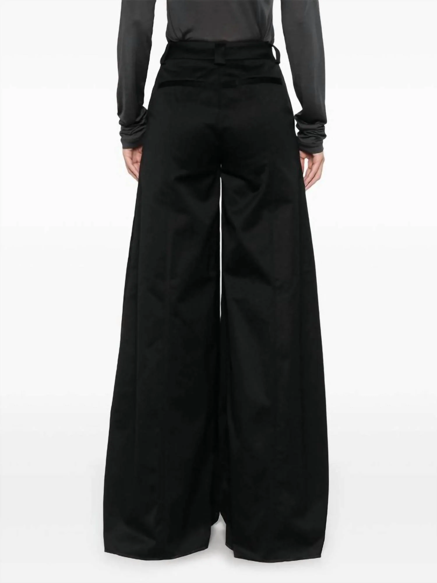 Alma Wide Leg Pant In Black - Image 2