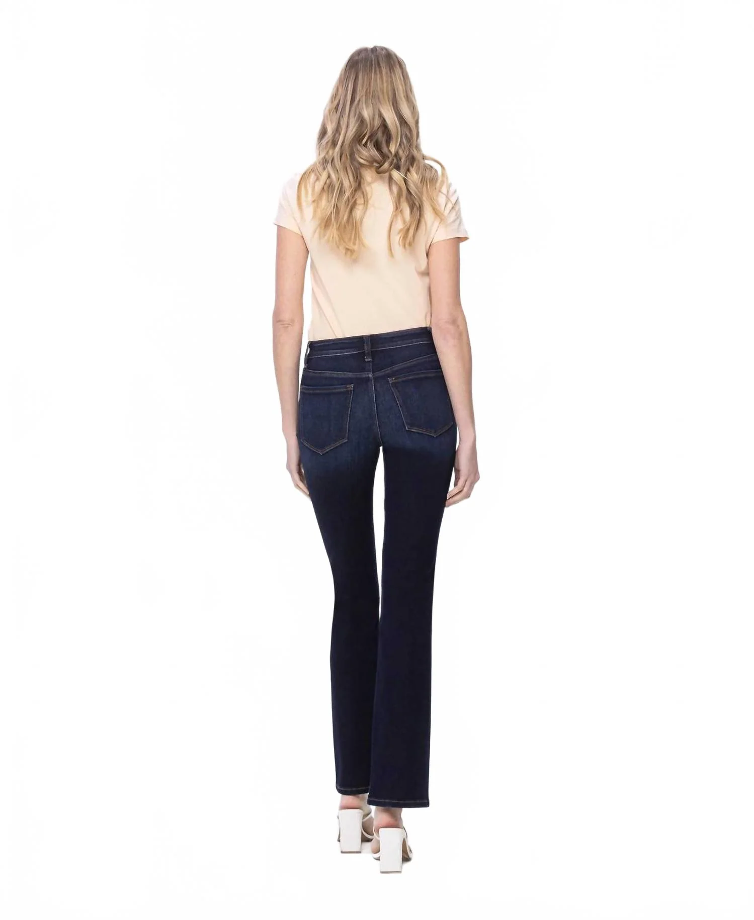 Amicability Mid-Rise Bootcut Jean In Blue - Image 4