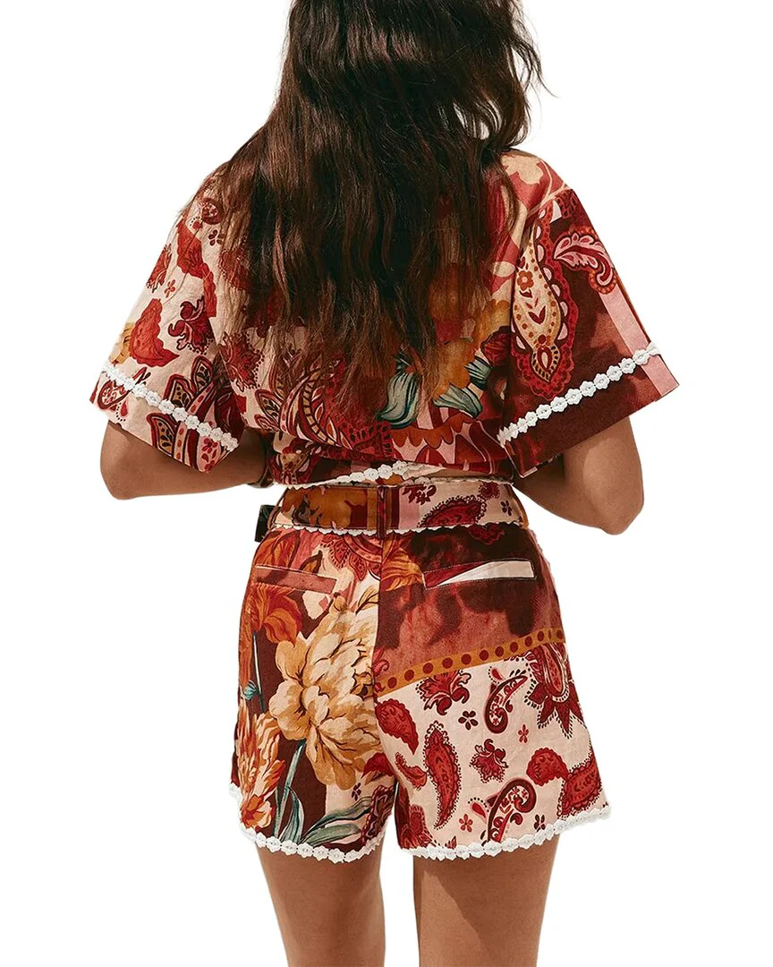 Amina Glam Shirt & Short Set - Image 2