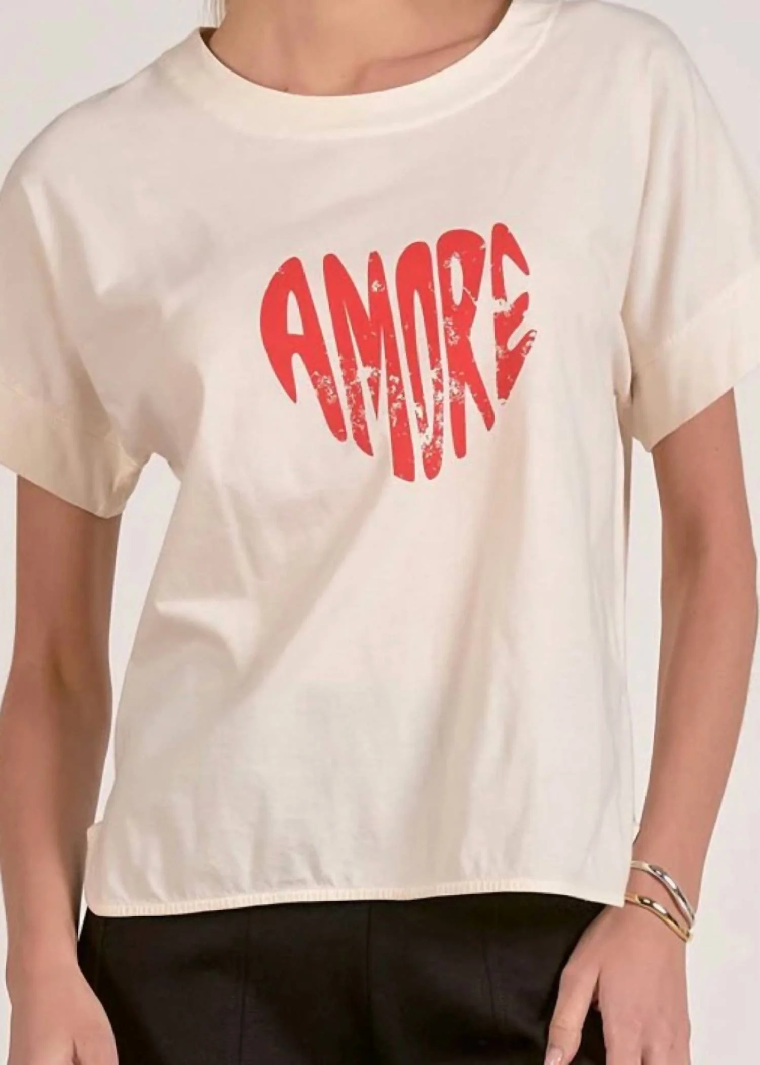 Amore Tee In White - Image 4
