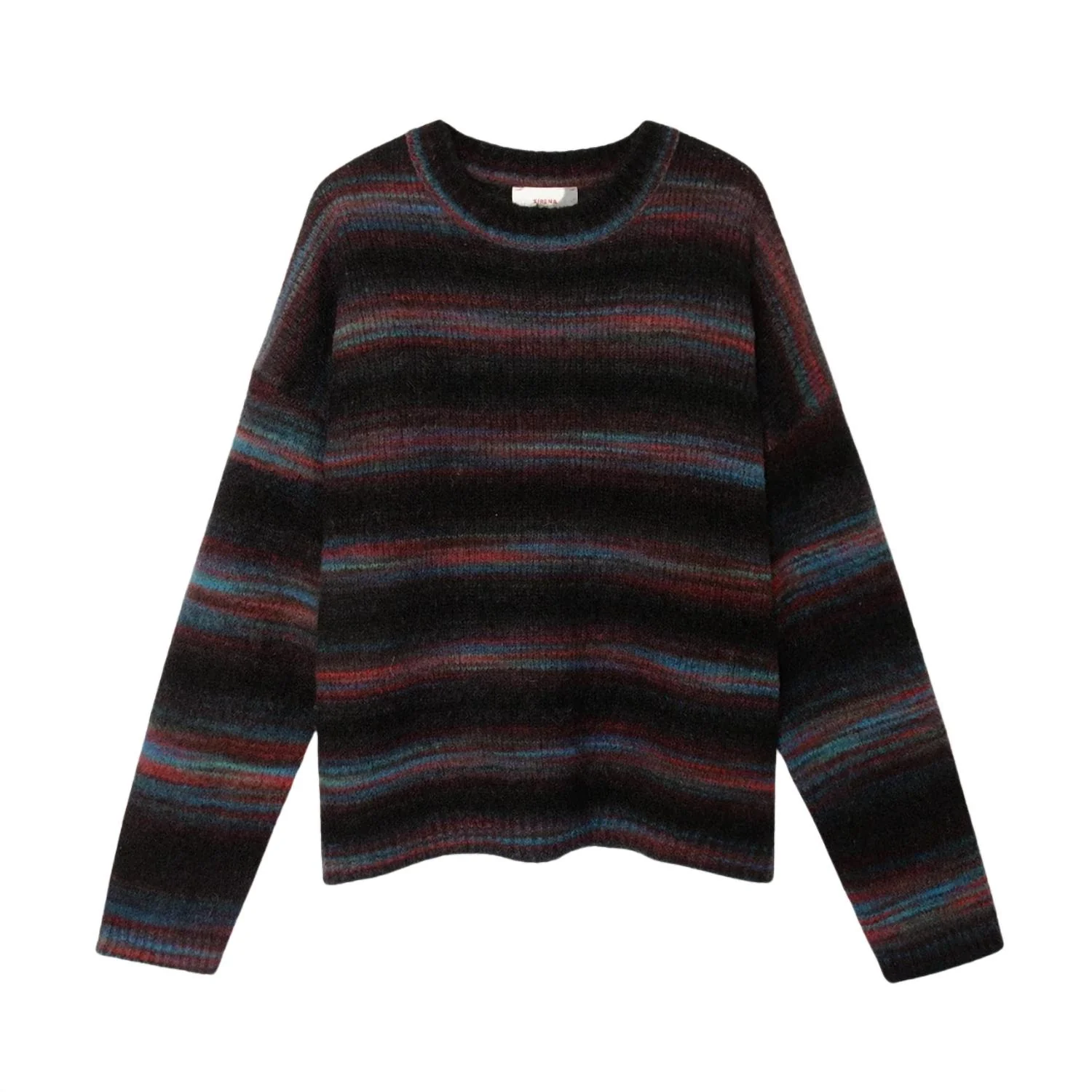 Anders Pullover Sweater In Black Ombre - Image 2