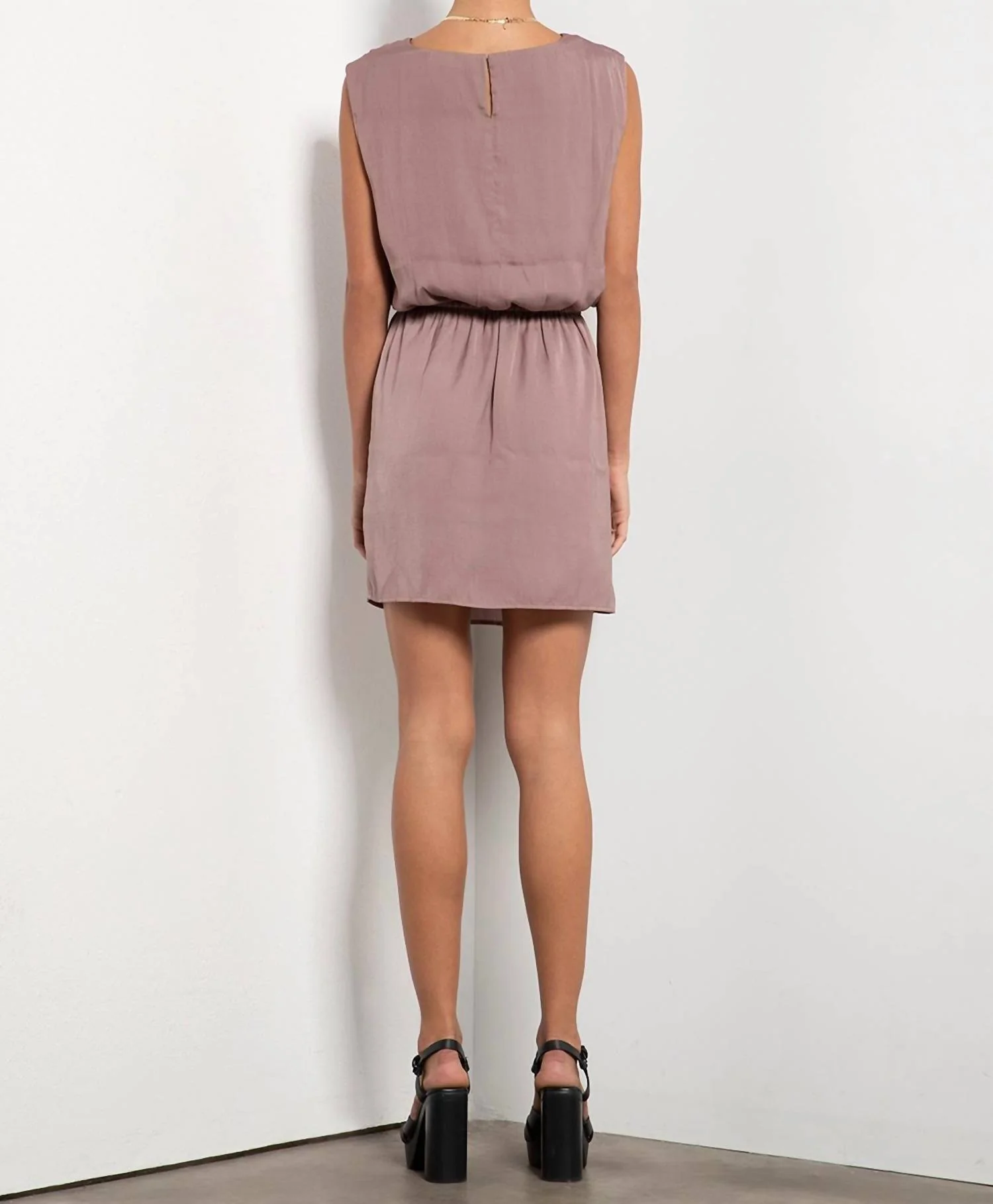 Angelina Dress In Twilight Mauve - Image 2