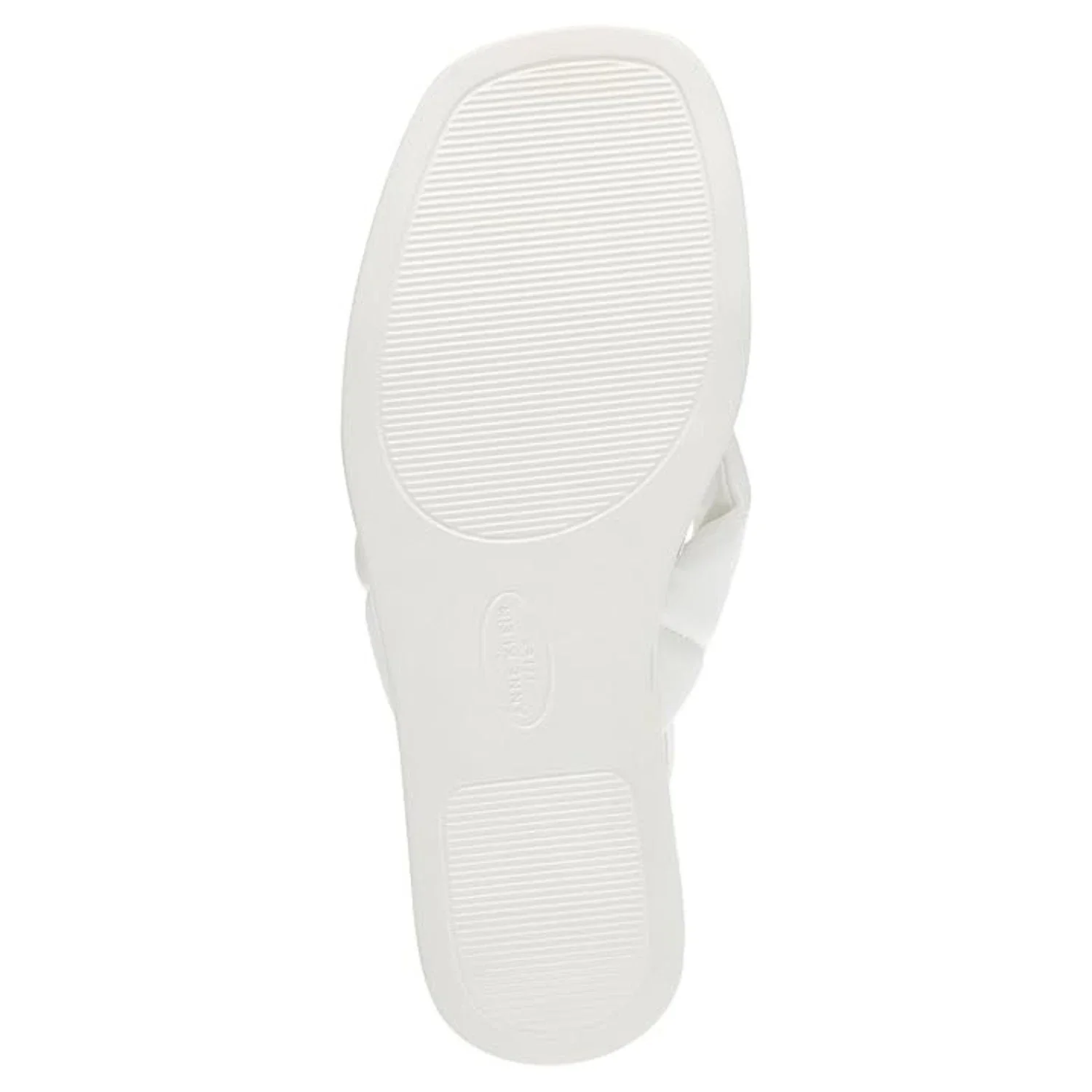 Anne Klein Air Sandals Women White Leather Cross Strap Slingback HTAT904 - Image 5