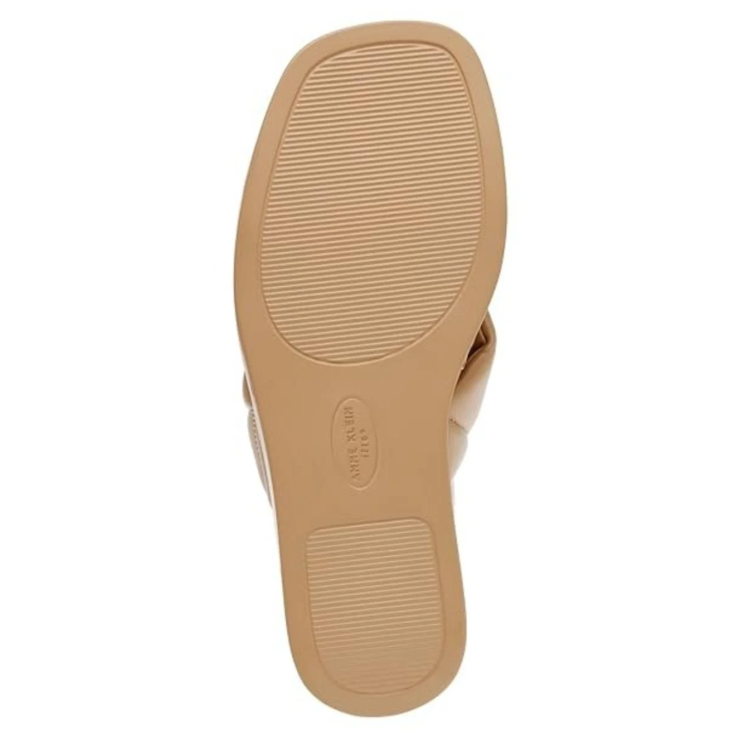 Anne Klein Air Sandals Women's Nude Leather Cross Strap Slingback HTAT893 - Image 5