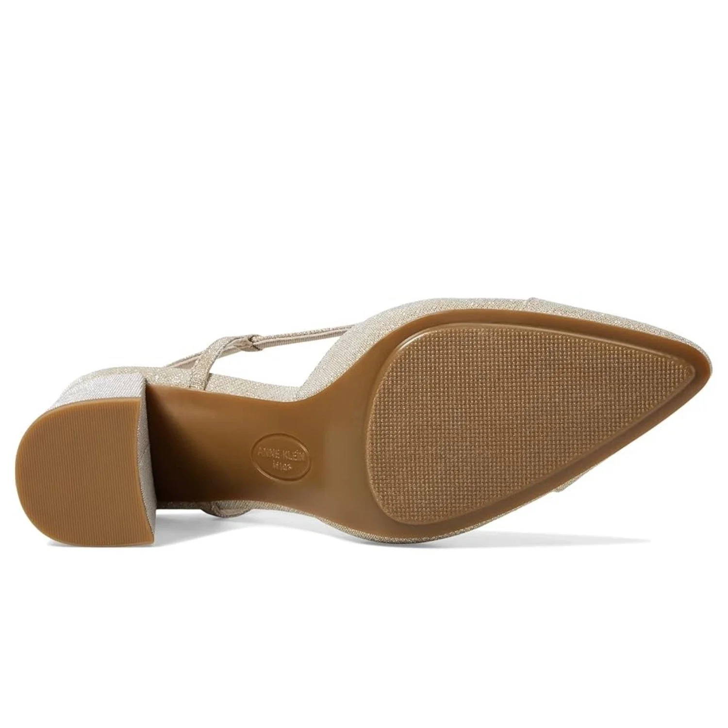 Anne Klein Brinlee Pumps Women's Beige Pointed Toe Slingback Heels HTAT902 - Image 4