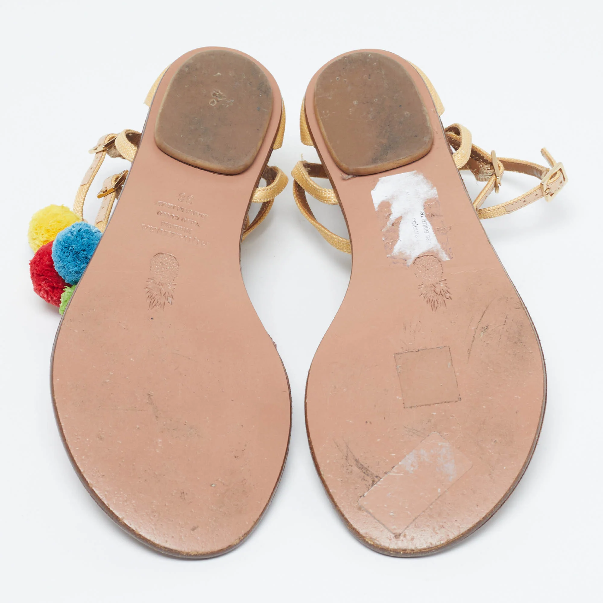 Aquazzura Tropicana Pom Pom - Image 6