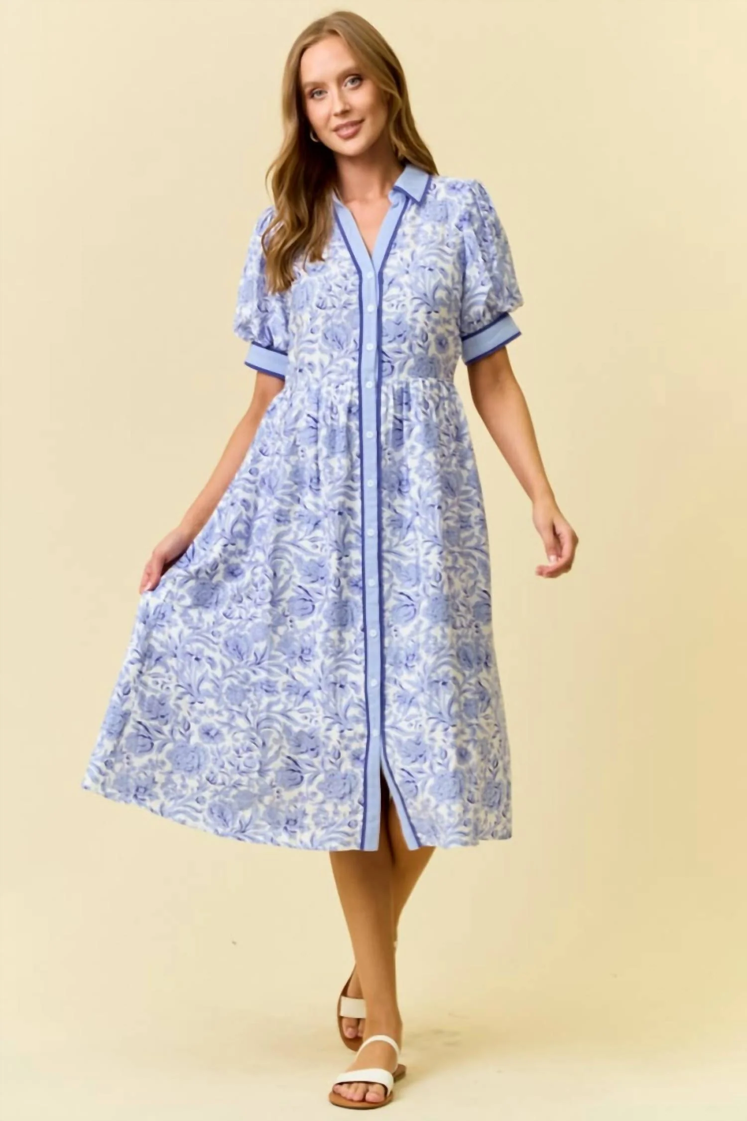 Aquila Dress In Blue
