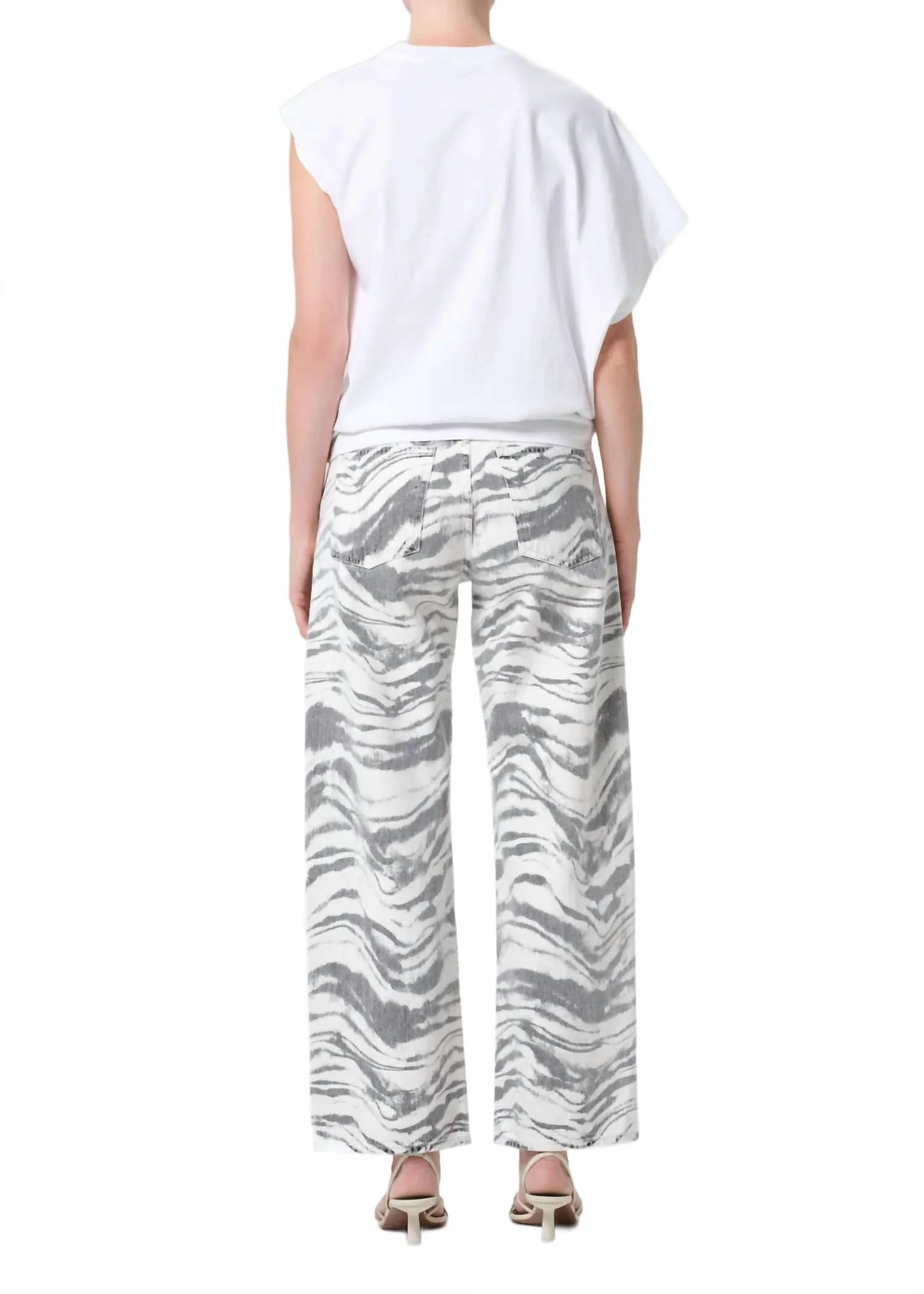 Arc Wide Leg Jean In Quiver - Image 2