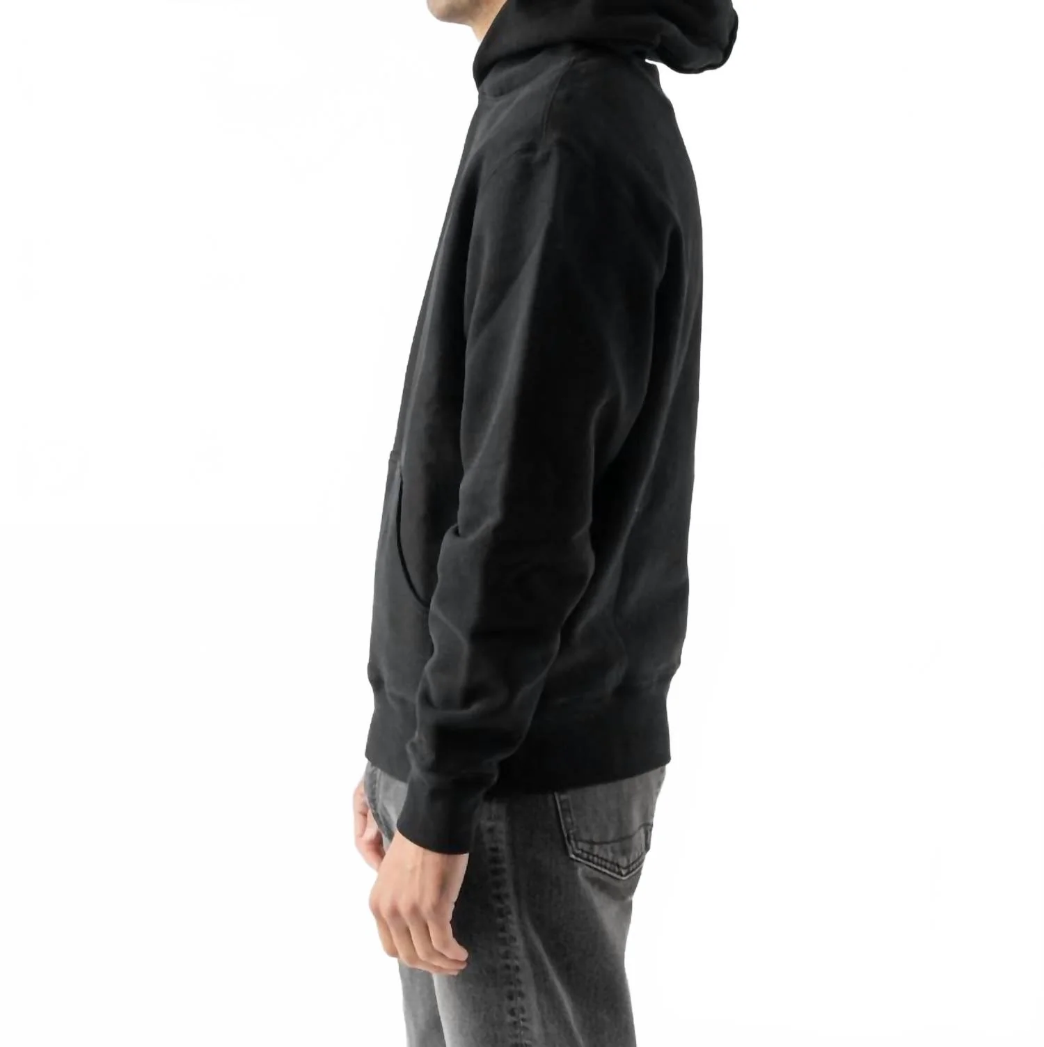 Arctic Knit Hoodie In Black - Image 2