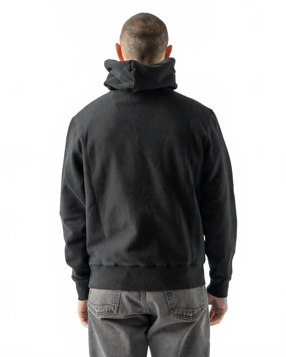 Arctic Knit Hoodie In Black - Image 3