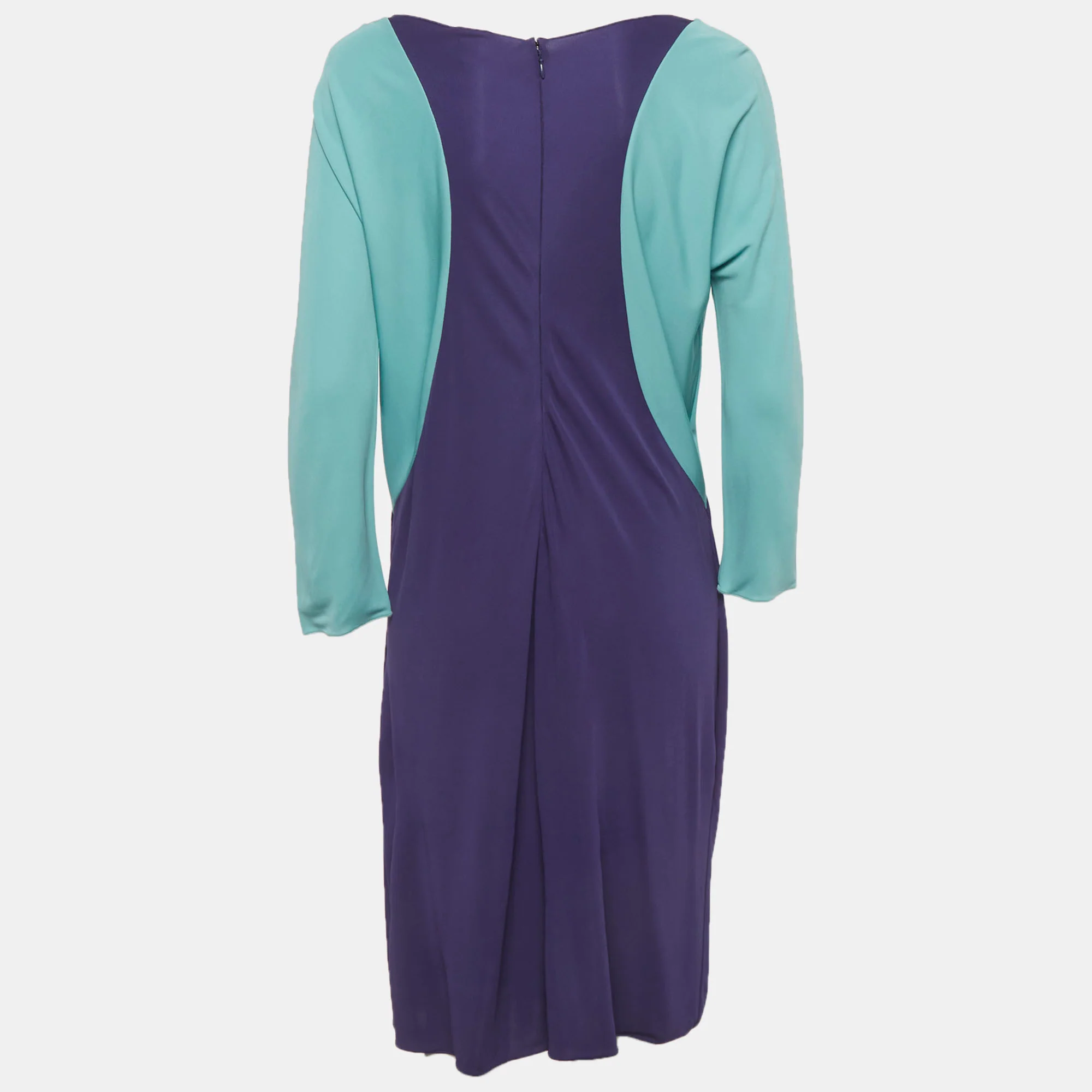 Armani Collezioni Color Block Jersey Mini Dress - Image 3