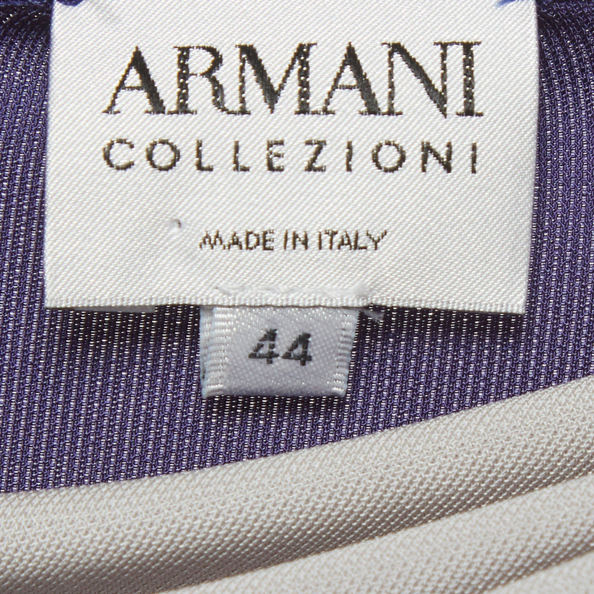 Armani Collezioni Color Block Jersey Mini Dress - Image 5
