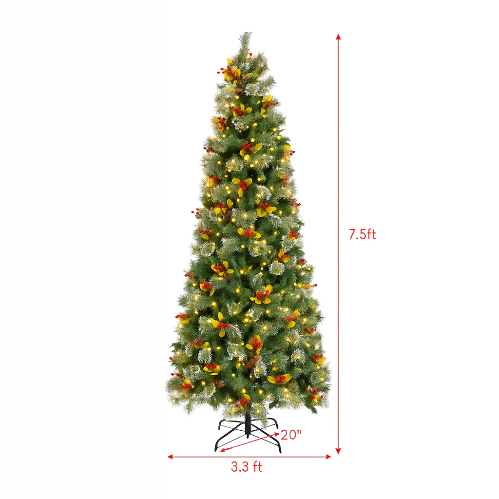Artificial Christmas Tree with Realistic PVC and Pine Needle Branches - Image 3