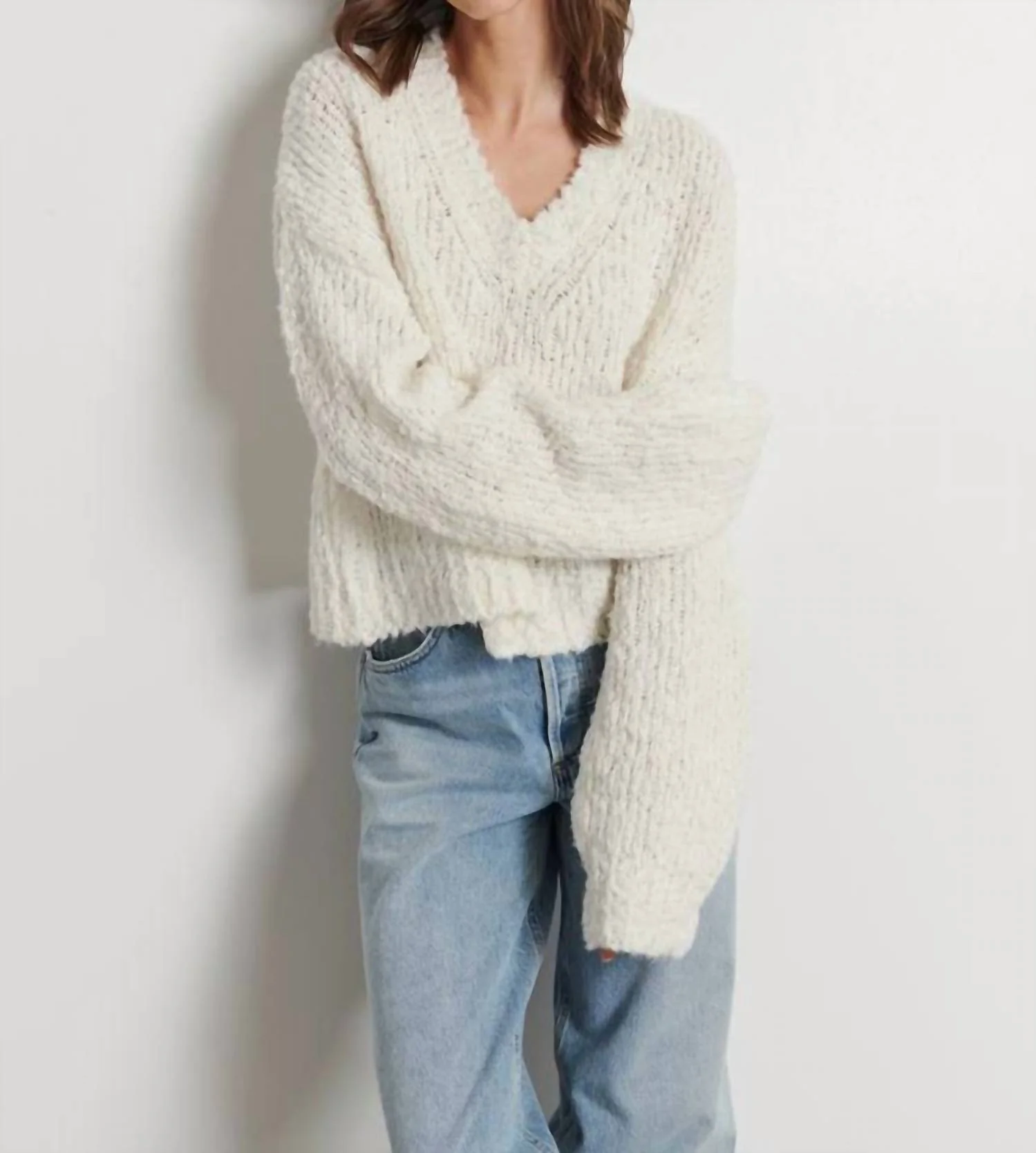 Ashtin Sweater In Blizzard - Image 3