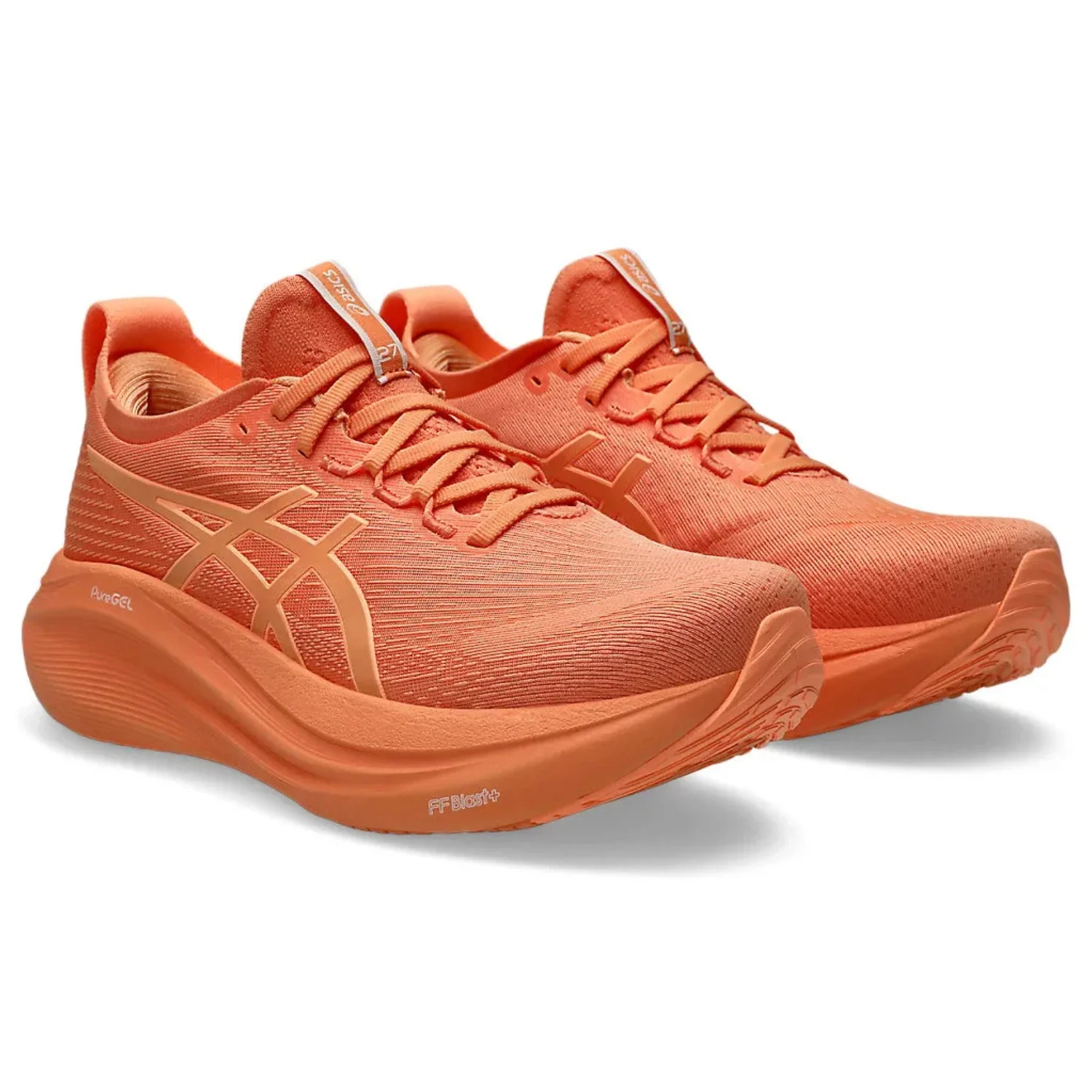 Asics GEL-Nimb27 Lite-Show 1012B817-800 Womens Orange Running Shoes RHS8206