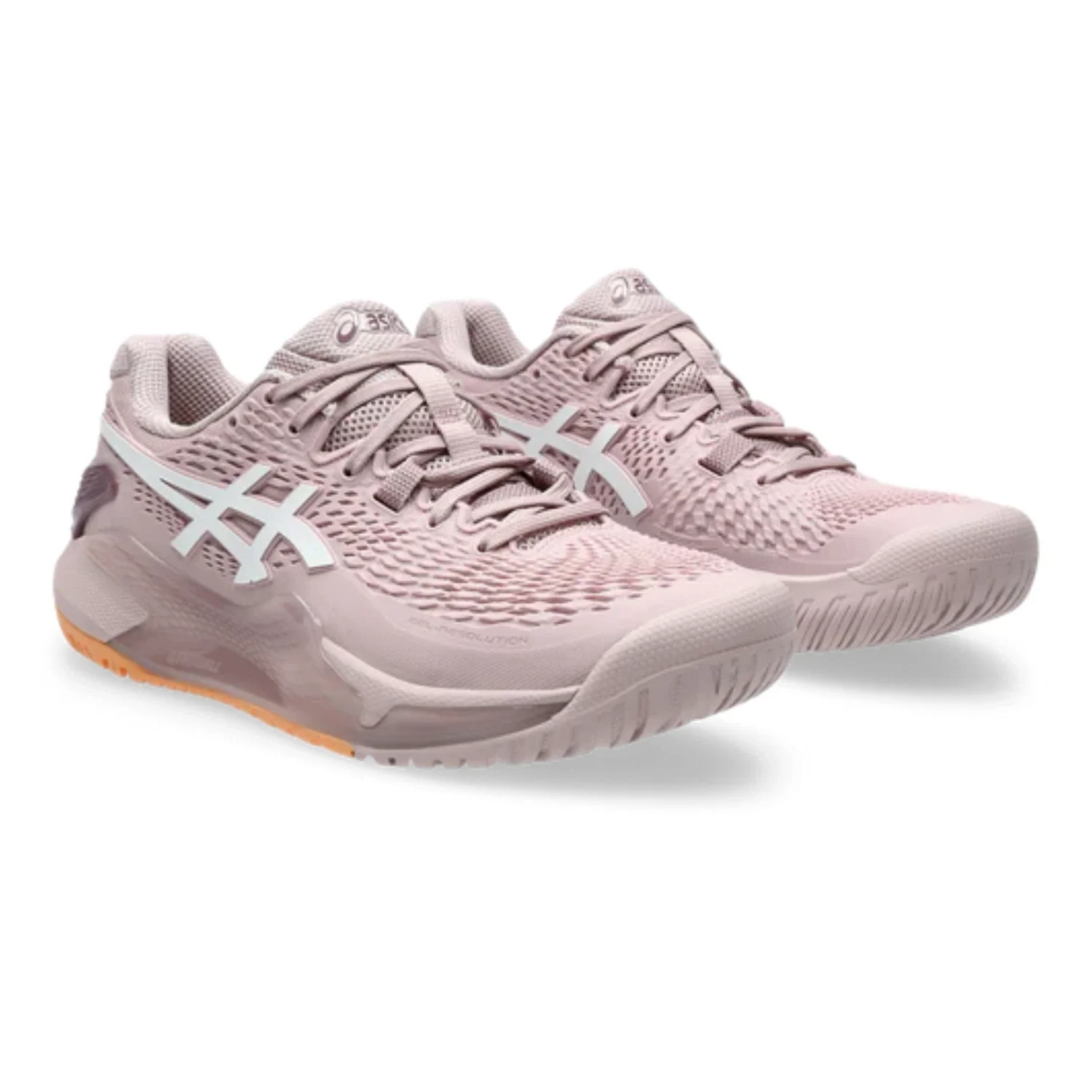 Asics Gel-Resolution 1042A208-701 Women'sRose White Tennis Shoes RHS7981