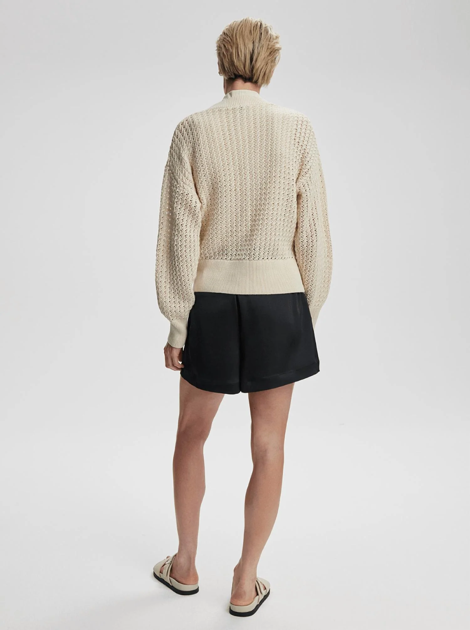 Astell Relaxed Knit Cardigan In Birch - Image 2