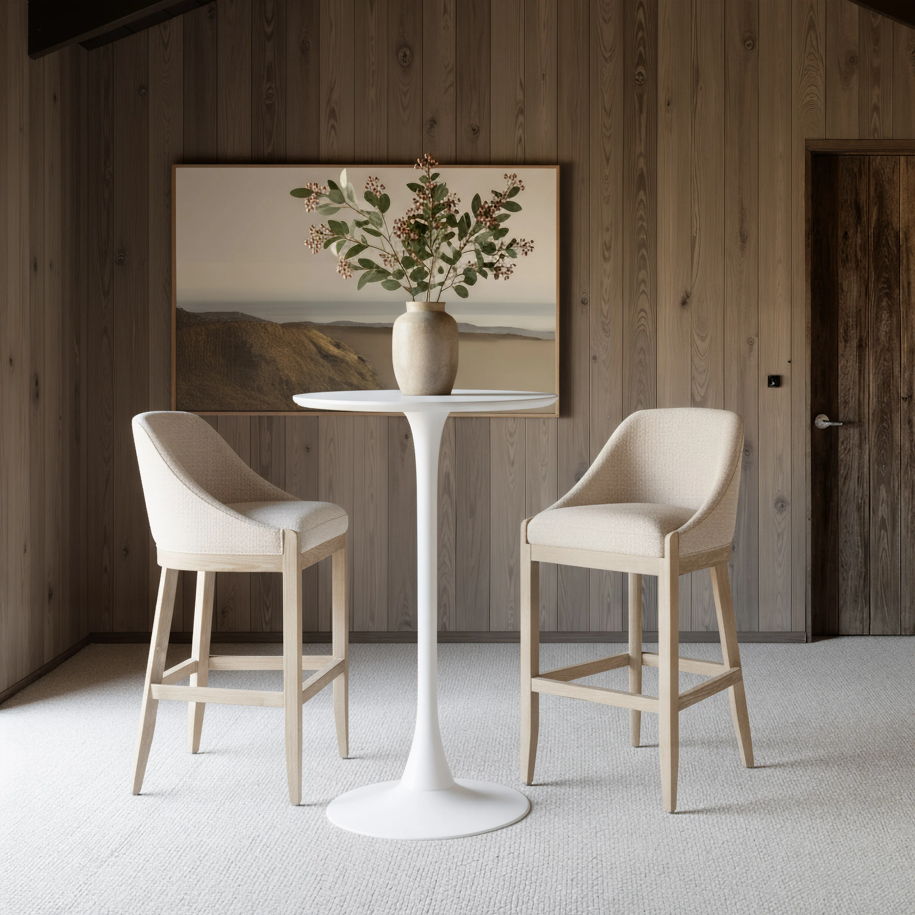 Auray Bar Table White - Image 2