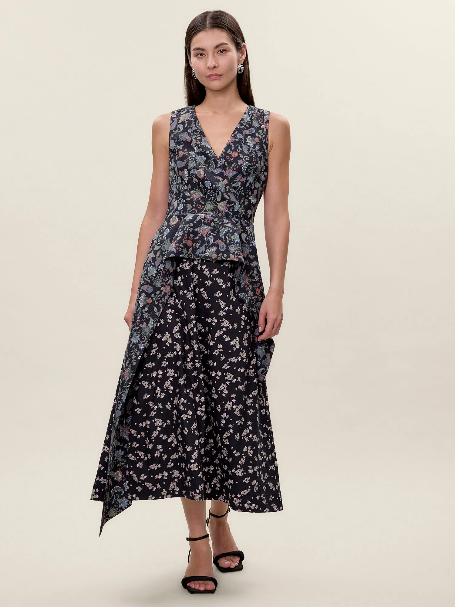 Aurelia Stretch Linen Dress
