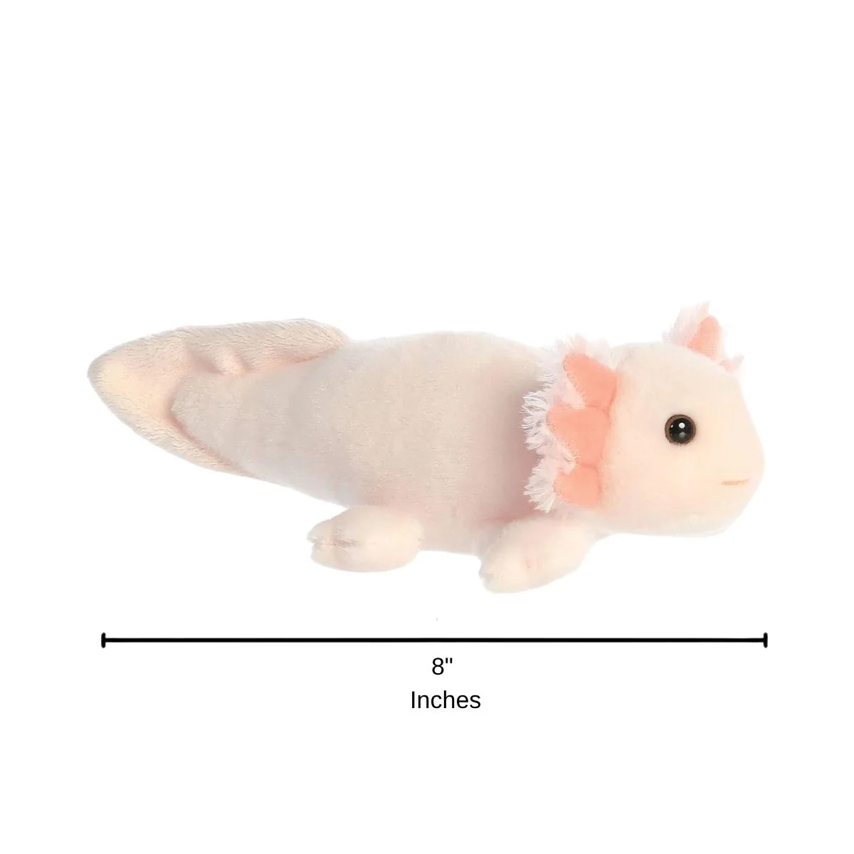Aurora Mini Flopsie Axel Axolotl 8-Inch Stuffed Animal Plush - Image 4