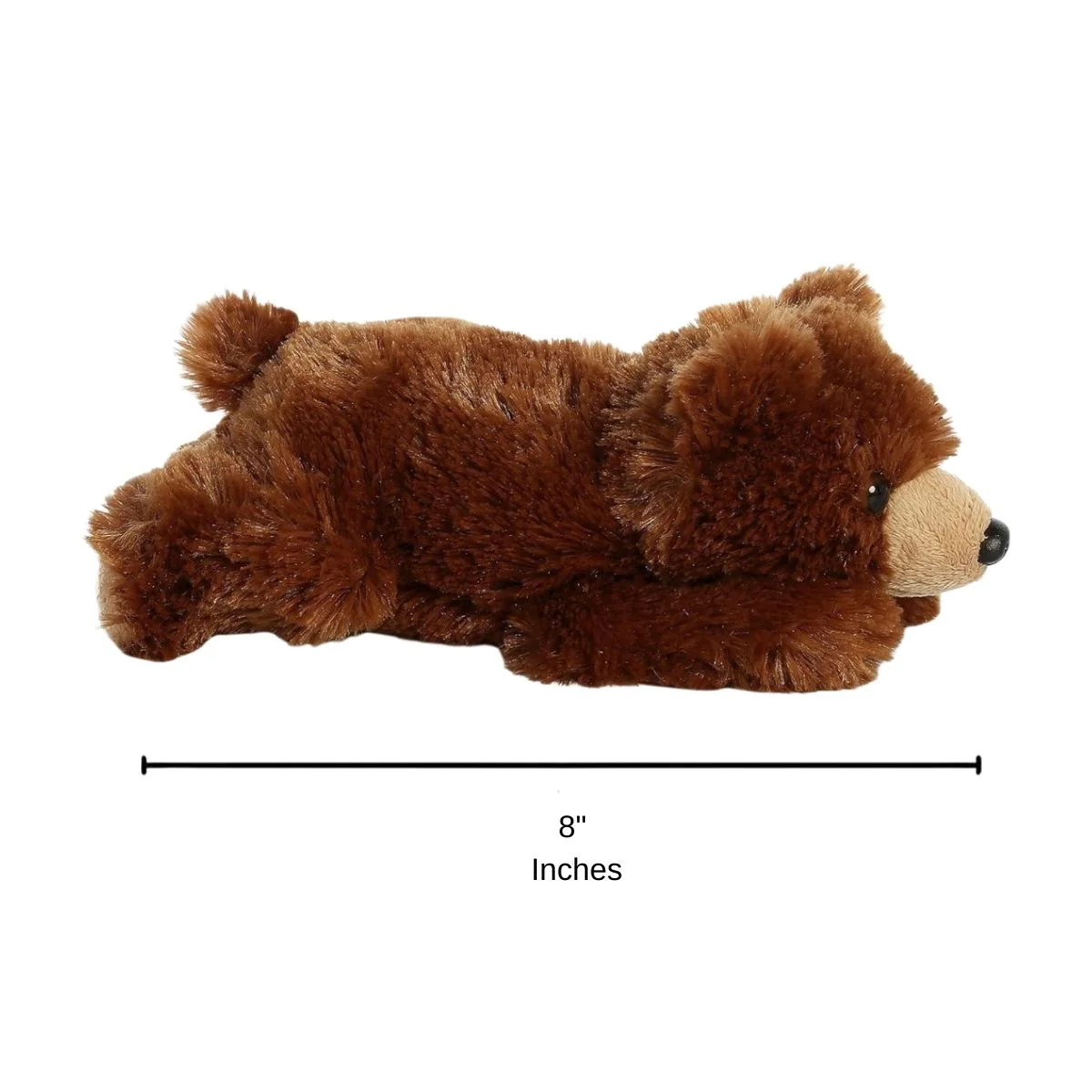 Aurora Mini Flopsie Grizzly Bear 8-Inch Stuffed Animal Plush - Image 3