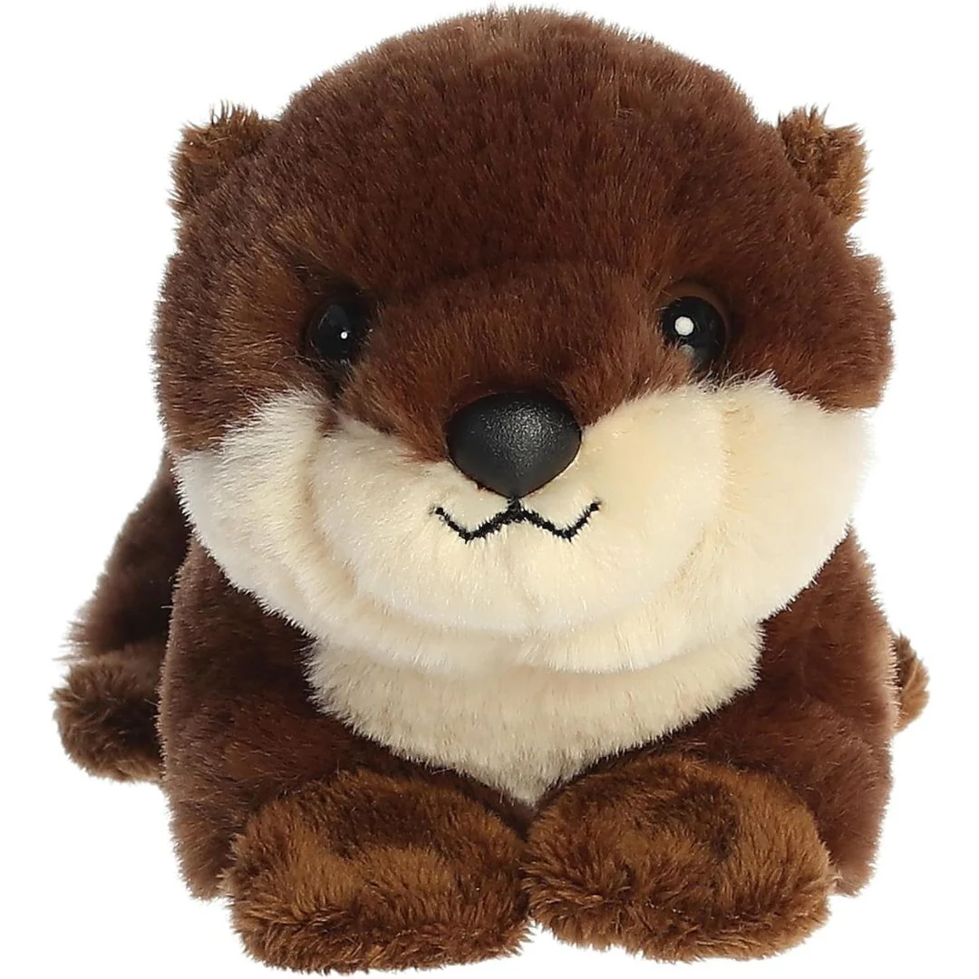 Aurora Mini Flopsie River Otter Pup 8-Inch Stuffed Animal Plush - Image 2