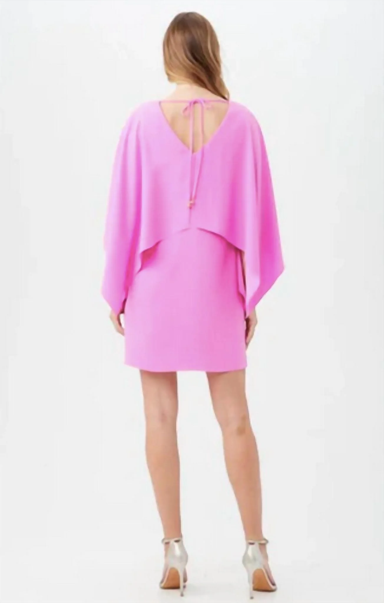 Azzurra Mini Dress In Piazza Pink - Image 3