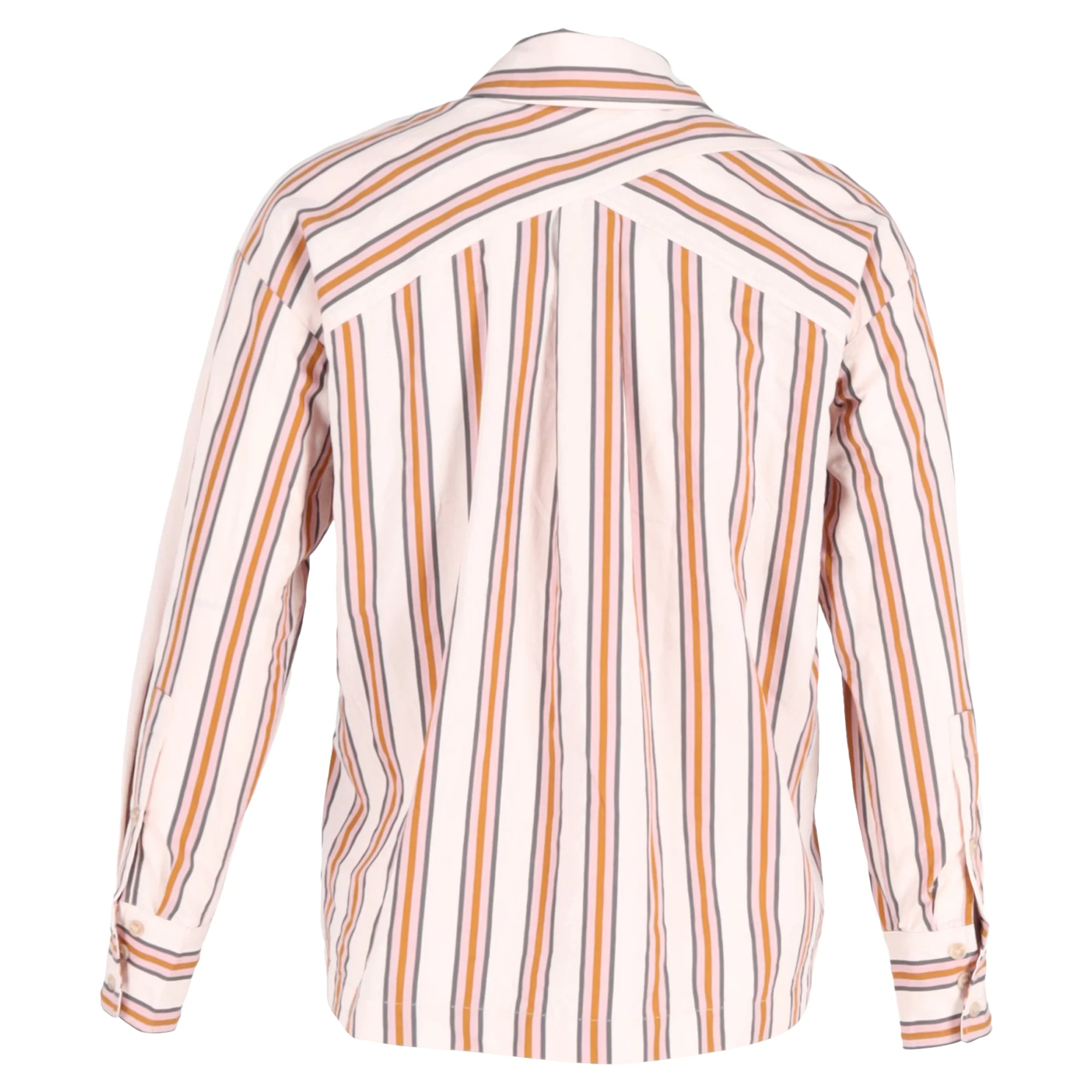 Ba&Sh Stripe Print Long Sleeve Shirt in Multicolor Cotton - Image 3