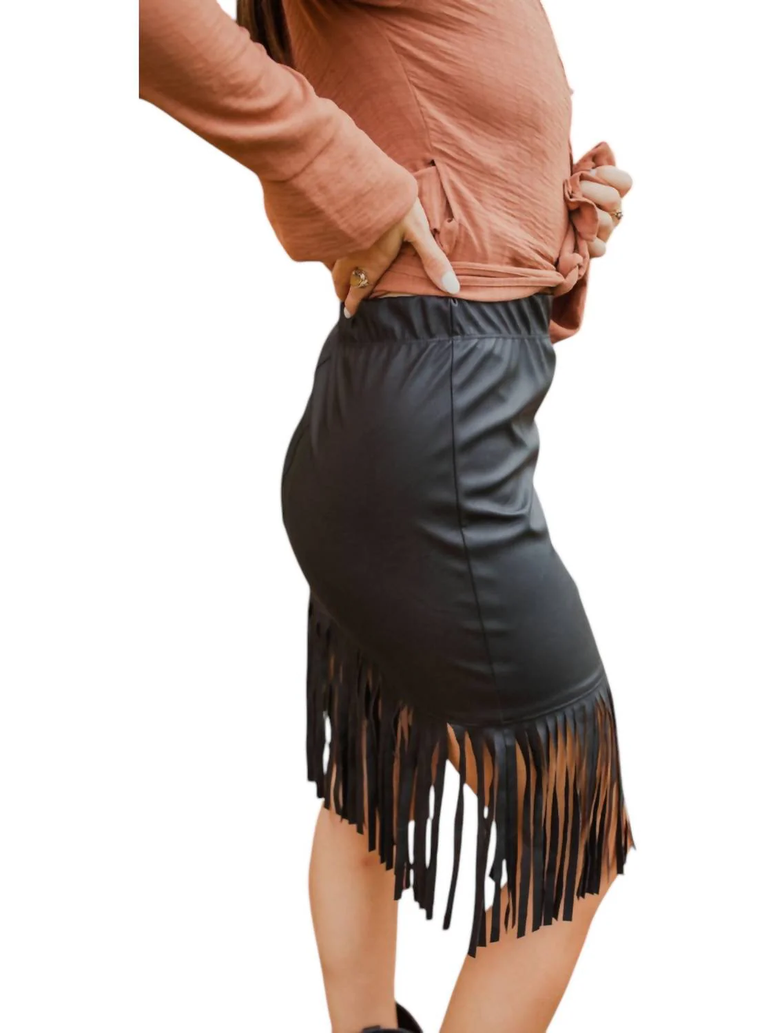 Backstage Pass Skirt In Black - Image 2