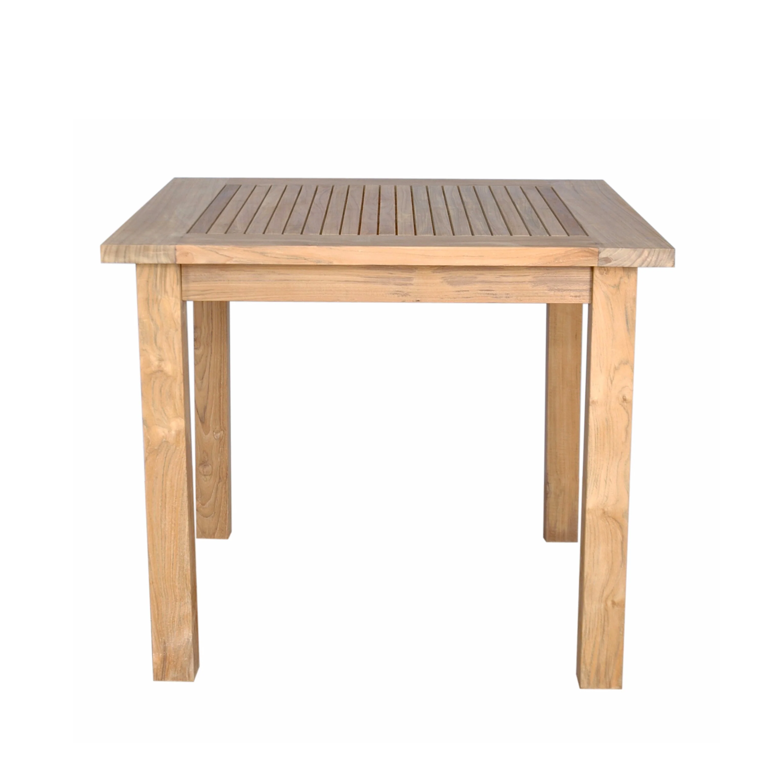 Bahama 35" Square Table Small Slats - Image 2