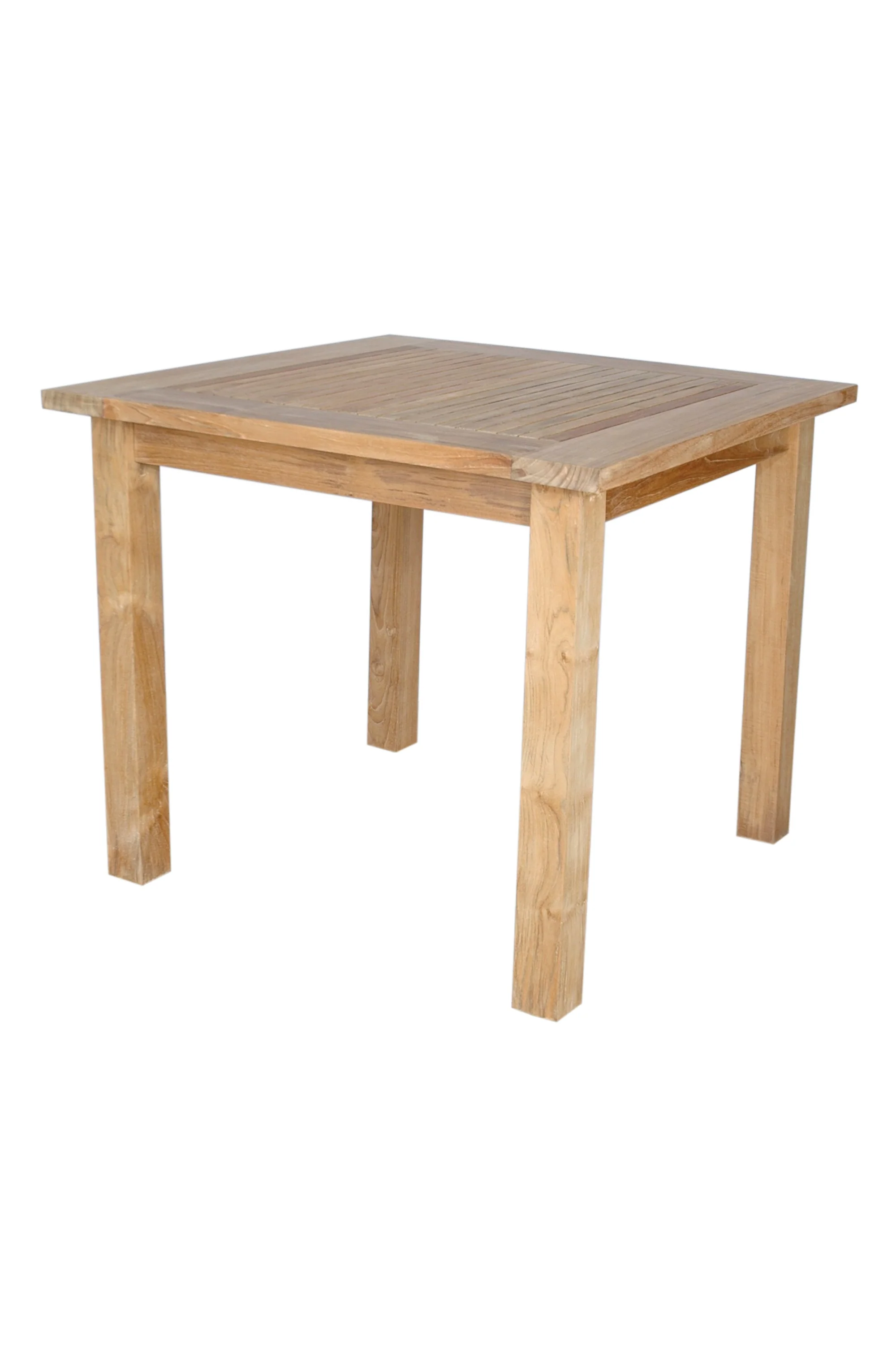 Bahama 35" Square Table Small Slats - Image 5