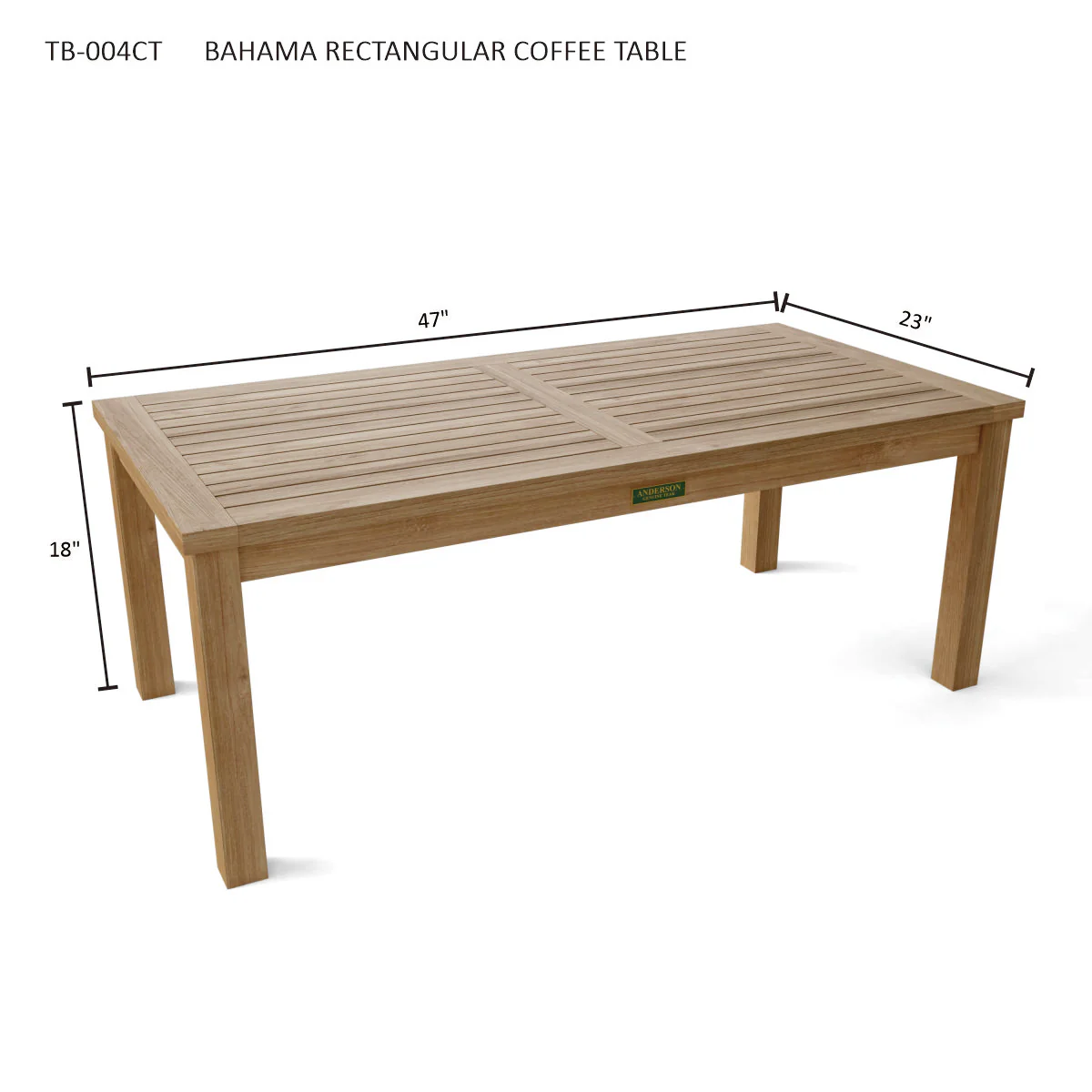 Bahama Rectangular Coffee Table - Image 3